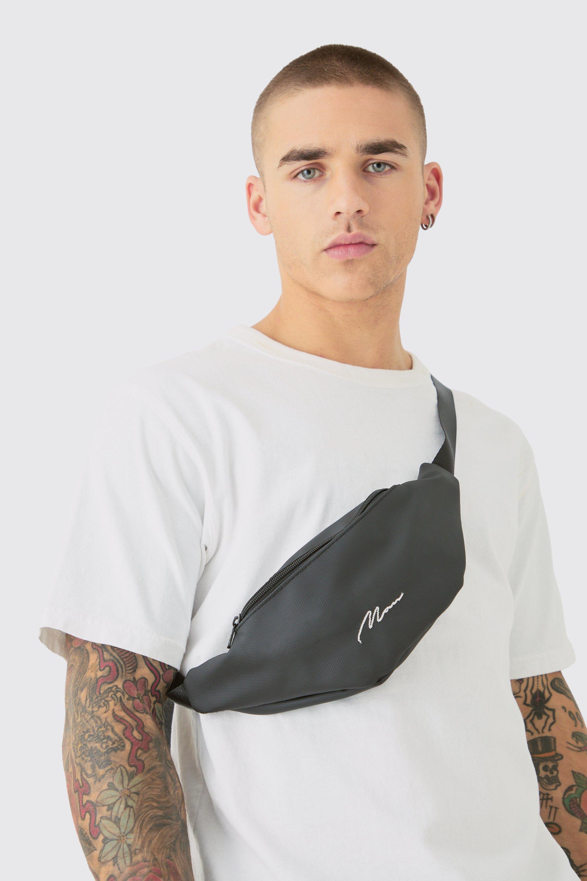 Boohoo Signature Basic Fanny Pack In Black in White Lyst Canada