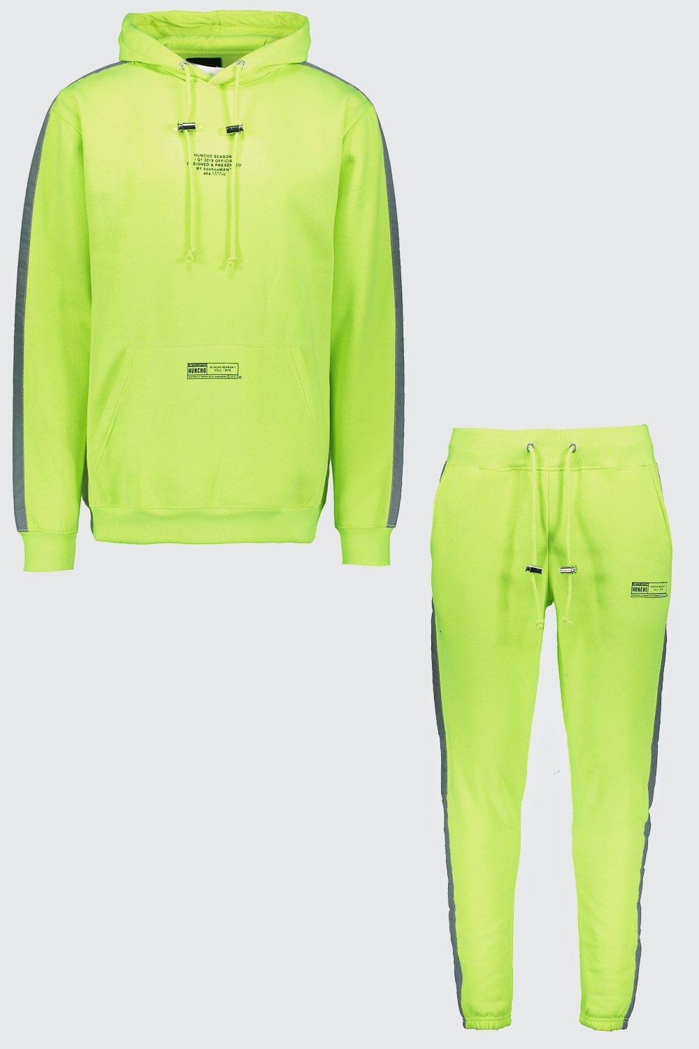 lime green tracksuit mens