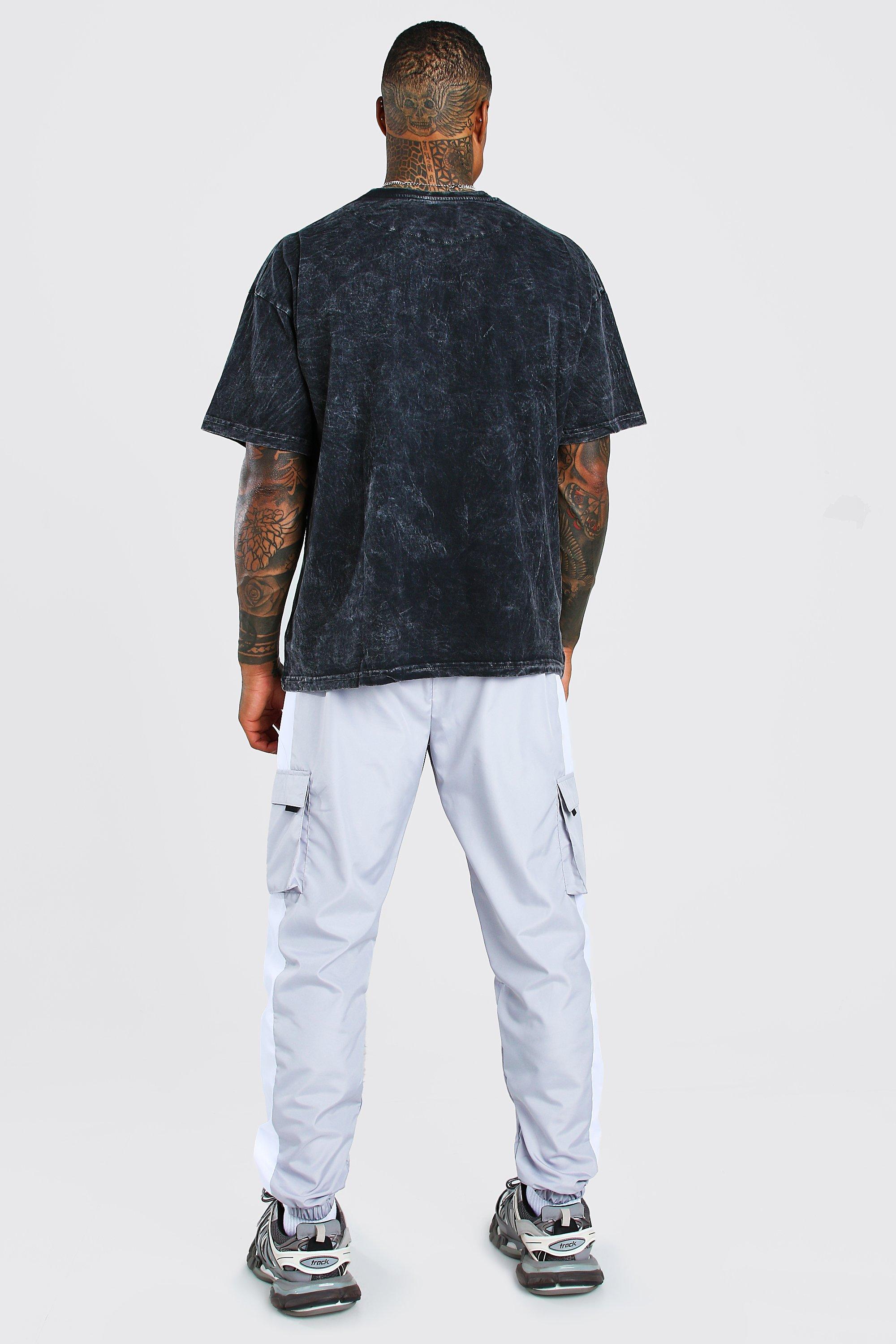 acid wash t shirt mens