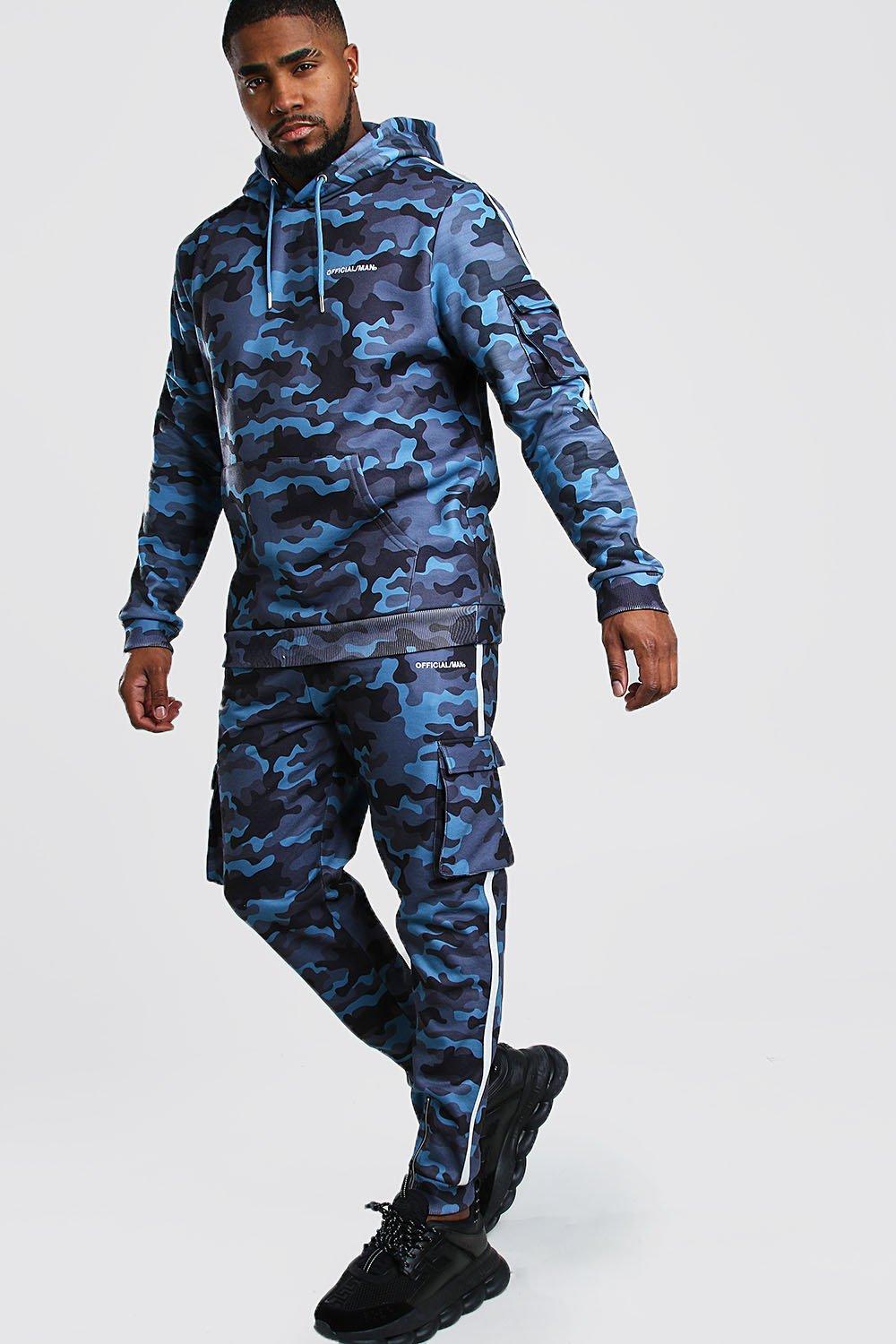 blue camo tracksuit