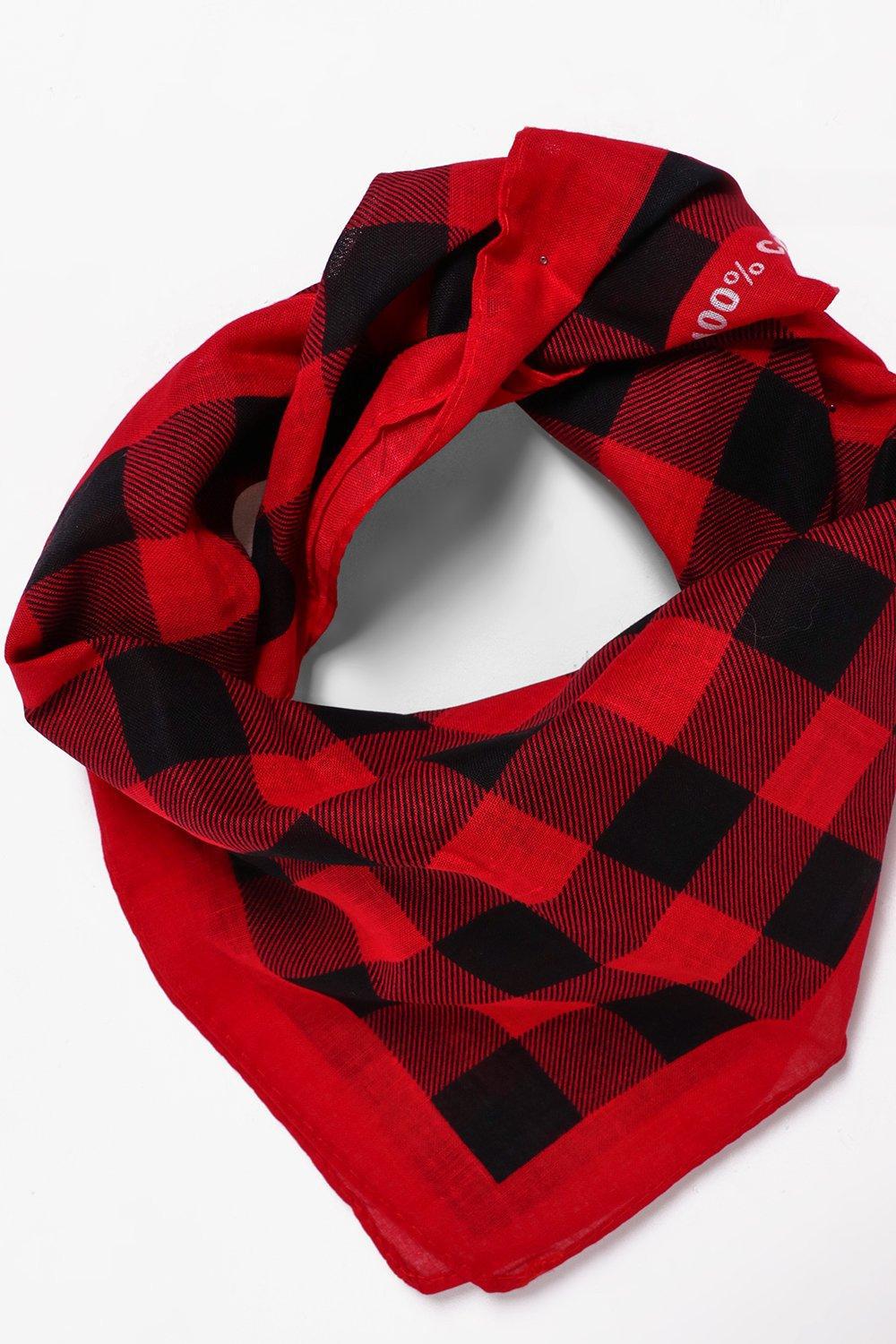 buffalo check bandana