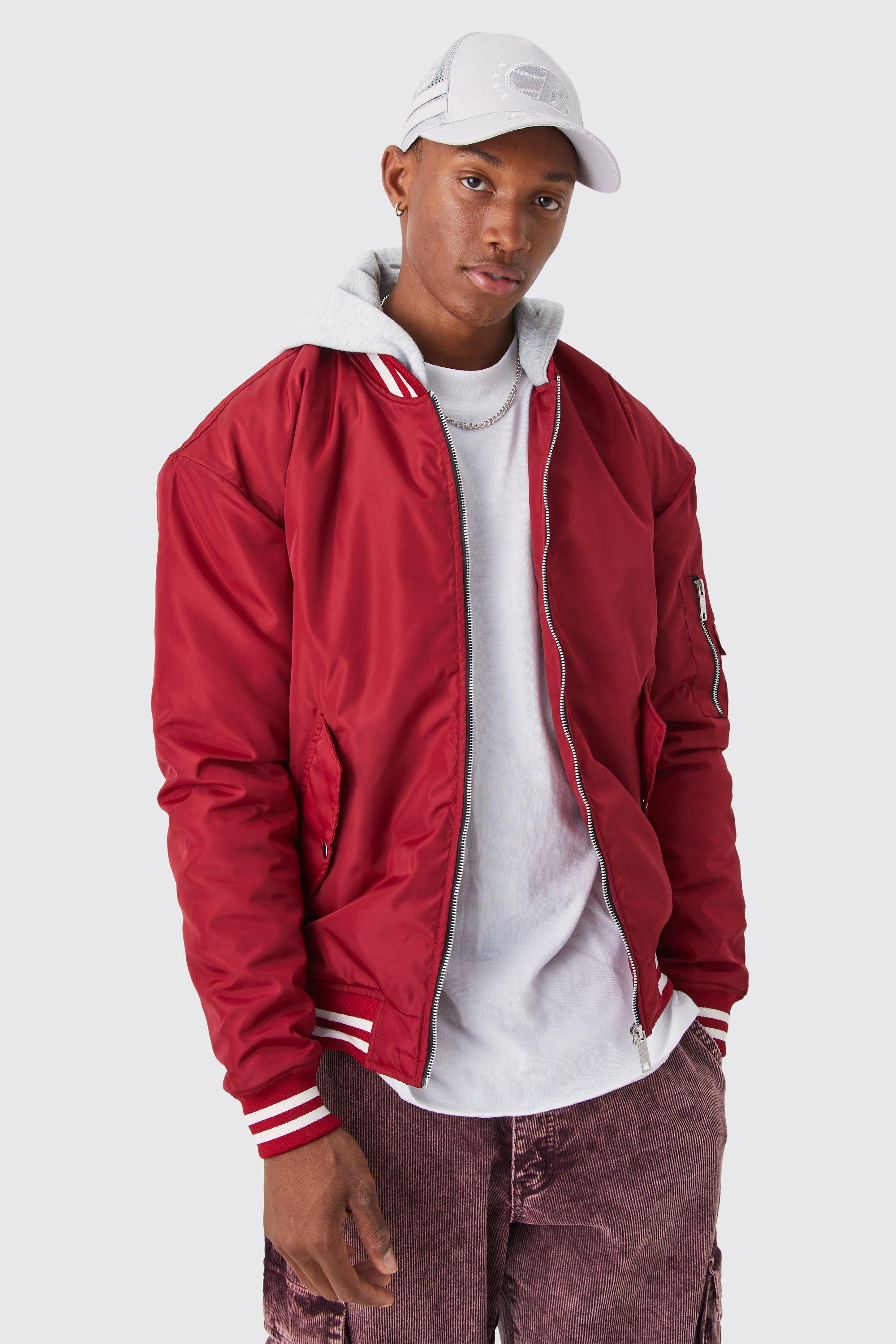 Classic Red Varsity Fleece Baseball College Bomber Jacket For Men And Women  From Janet1221, $25.87 | DHgate.Com