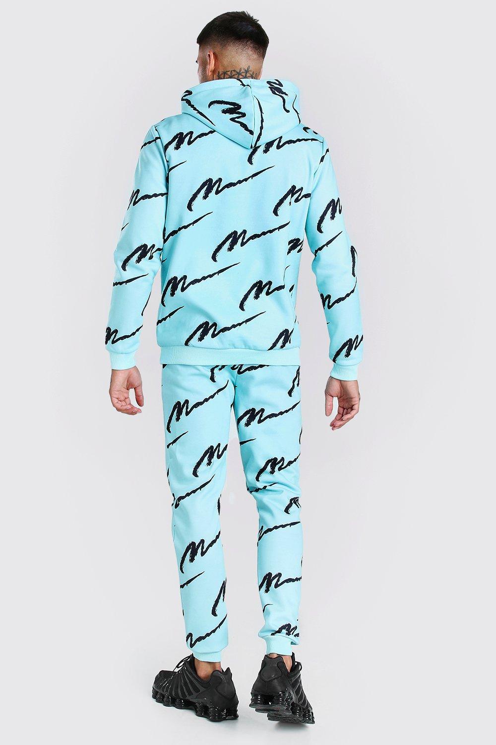 boohooman cargo tracksuit
