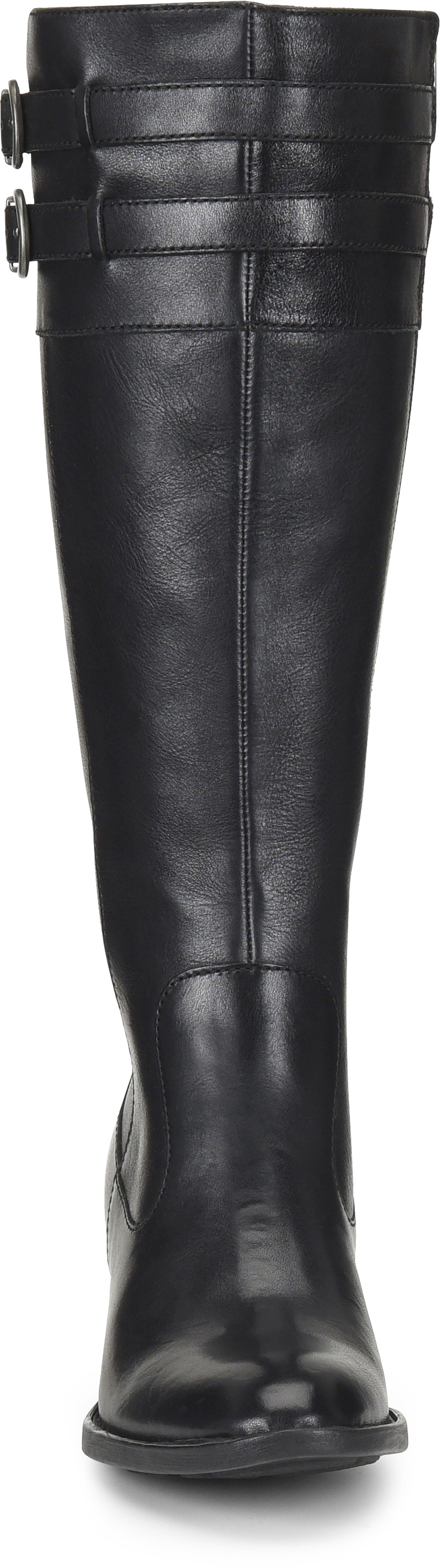 tay block heel knee high boot