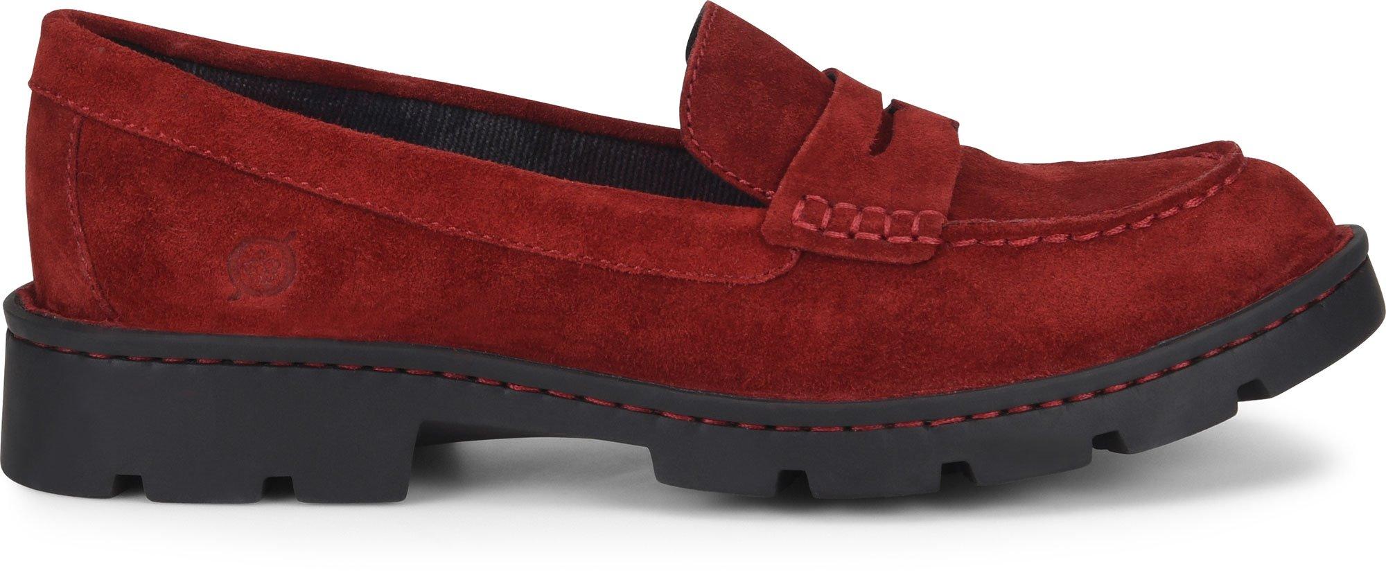 Børn Suede Loire in Red Lyst