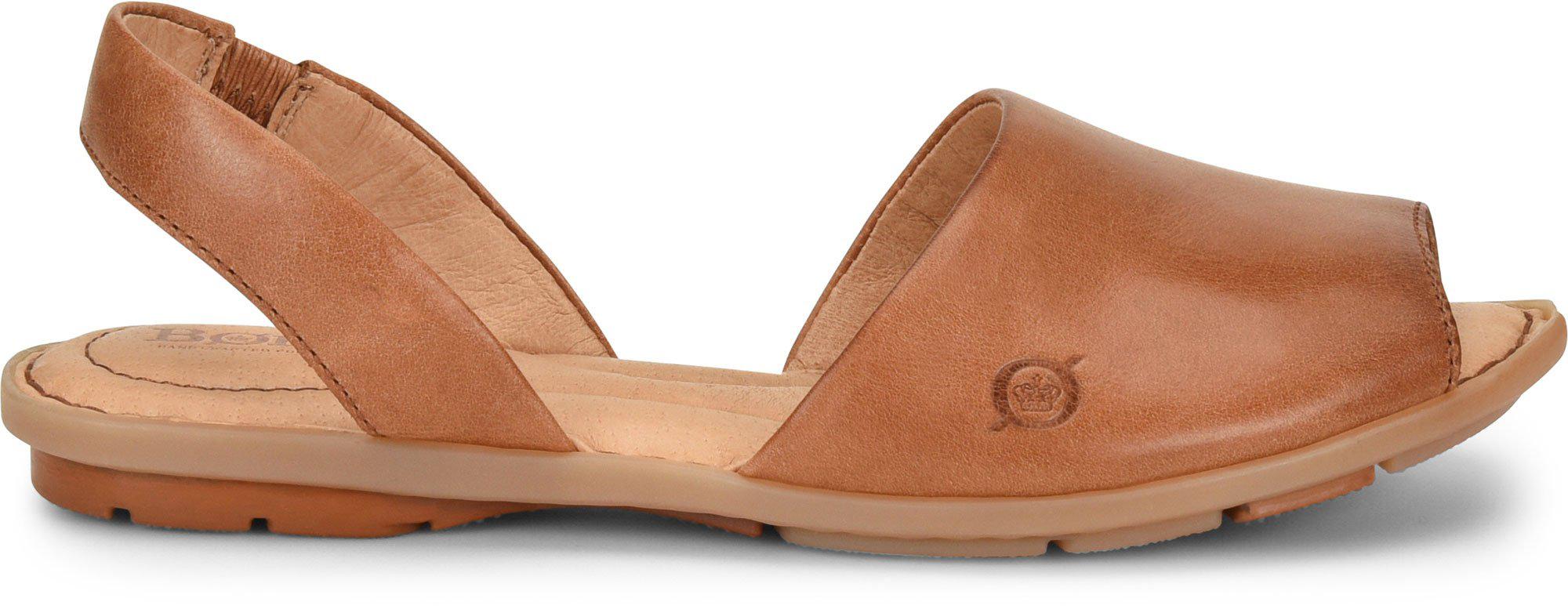 born trang menorca sandals cognac