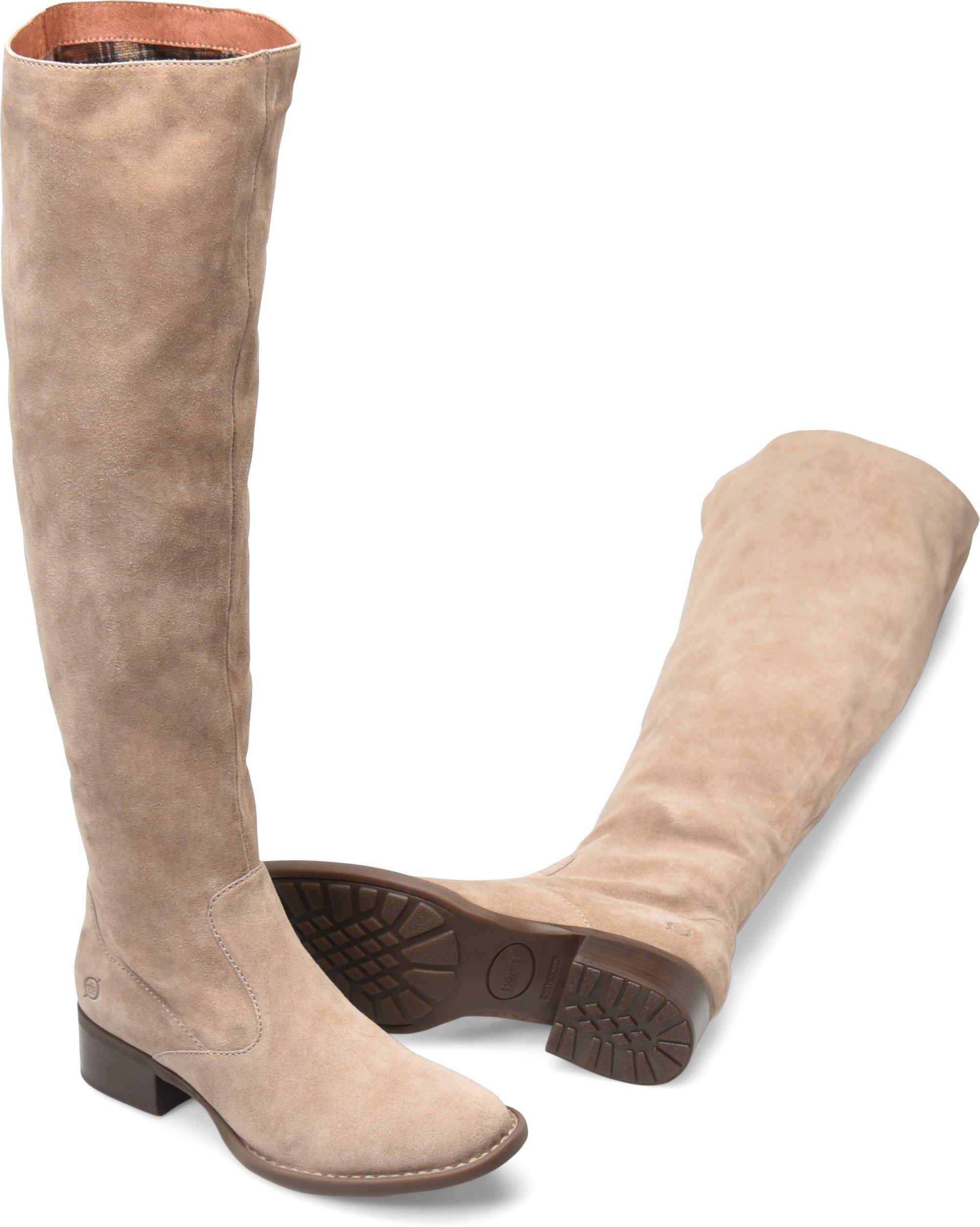 born cricket tall suede boots