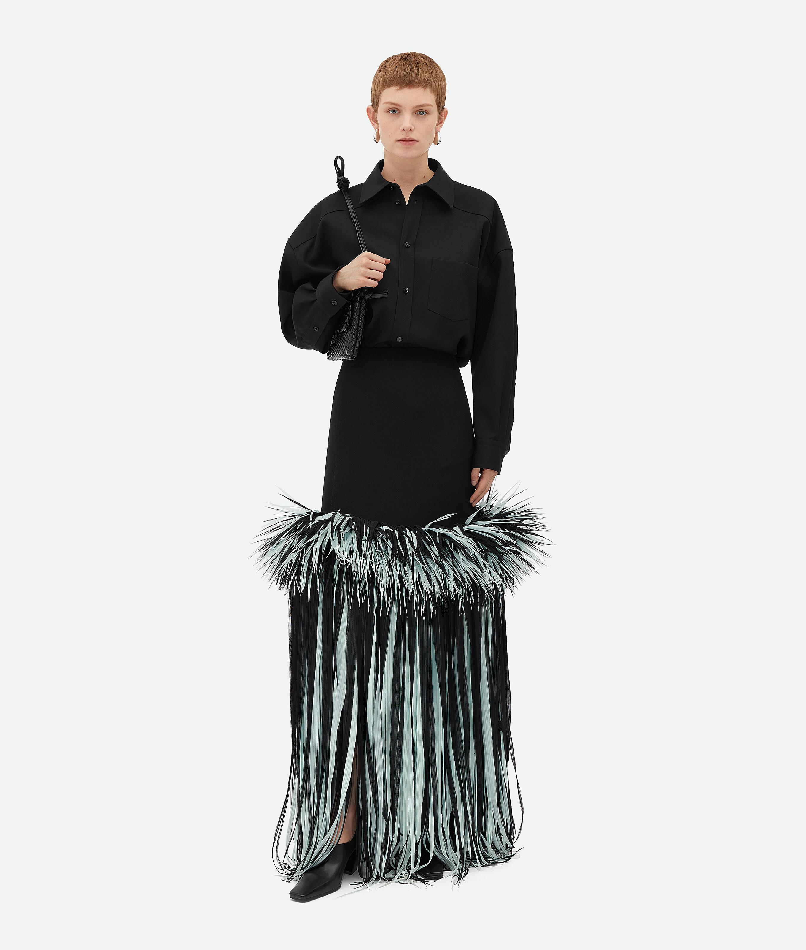 Bottega Veneta★素敵！Viscose Loops Chalk Skirt Bottega Veneta Lightweight Viscose Loops Skirt in Chalk | FWRD