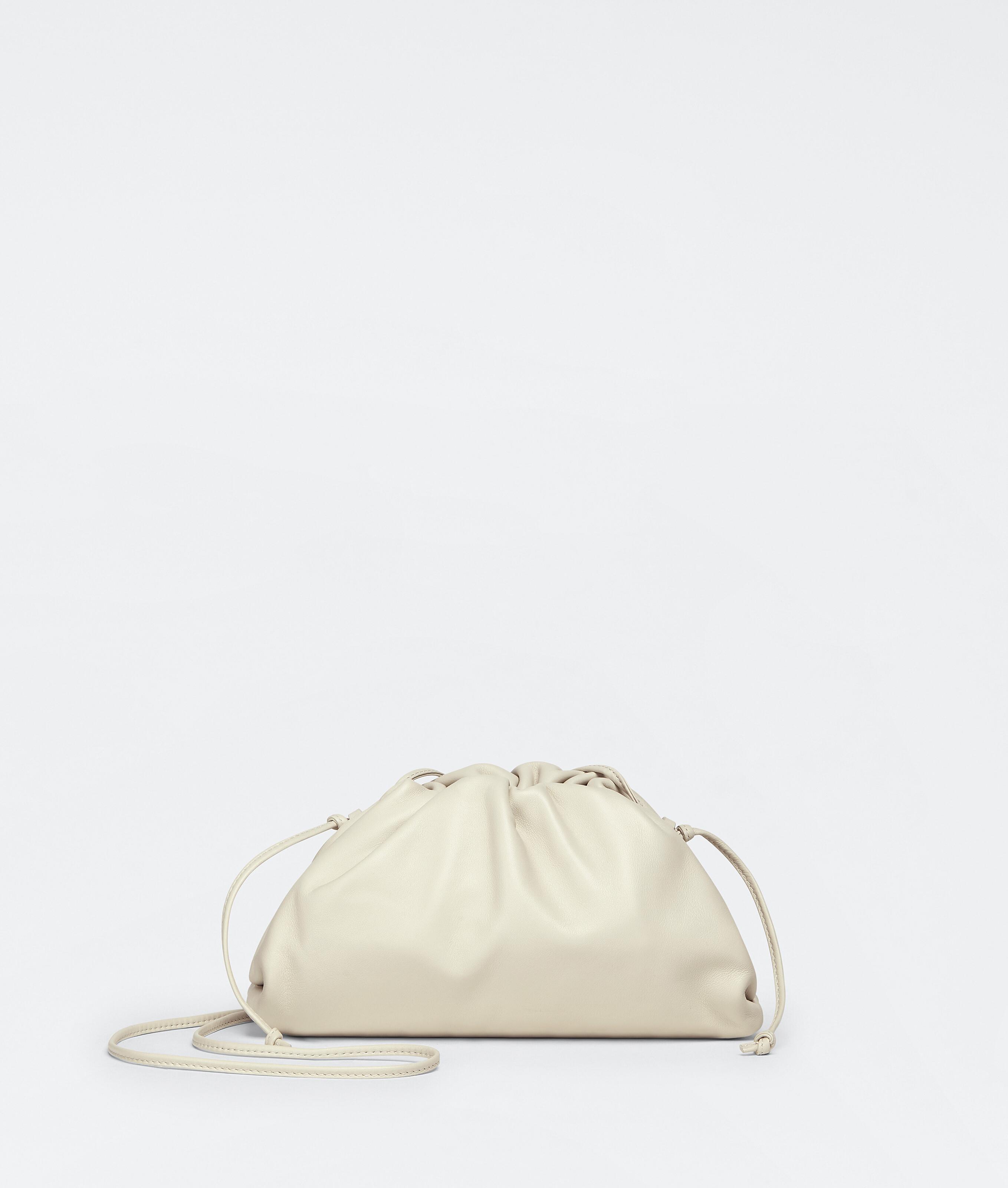 bottega veneta mini pouch white