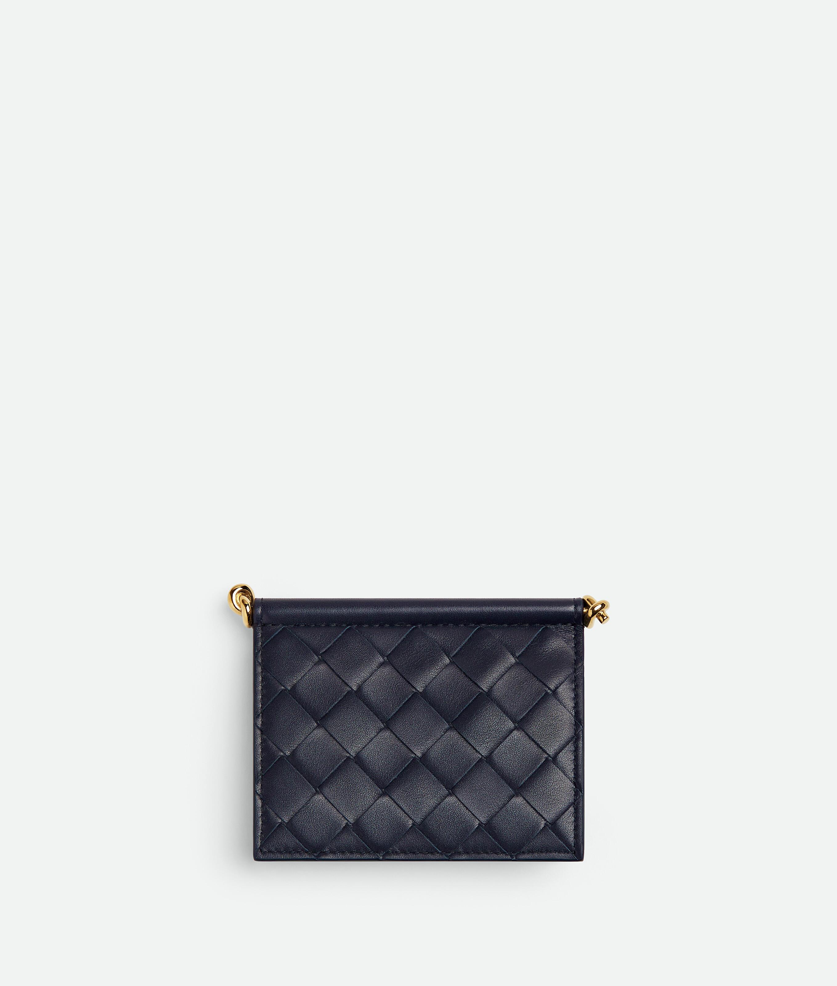Bottega Veneta Solstice Business Card Case in Blue | Lyst