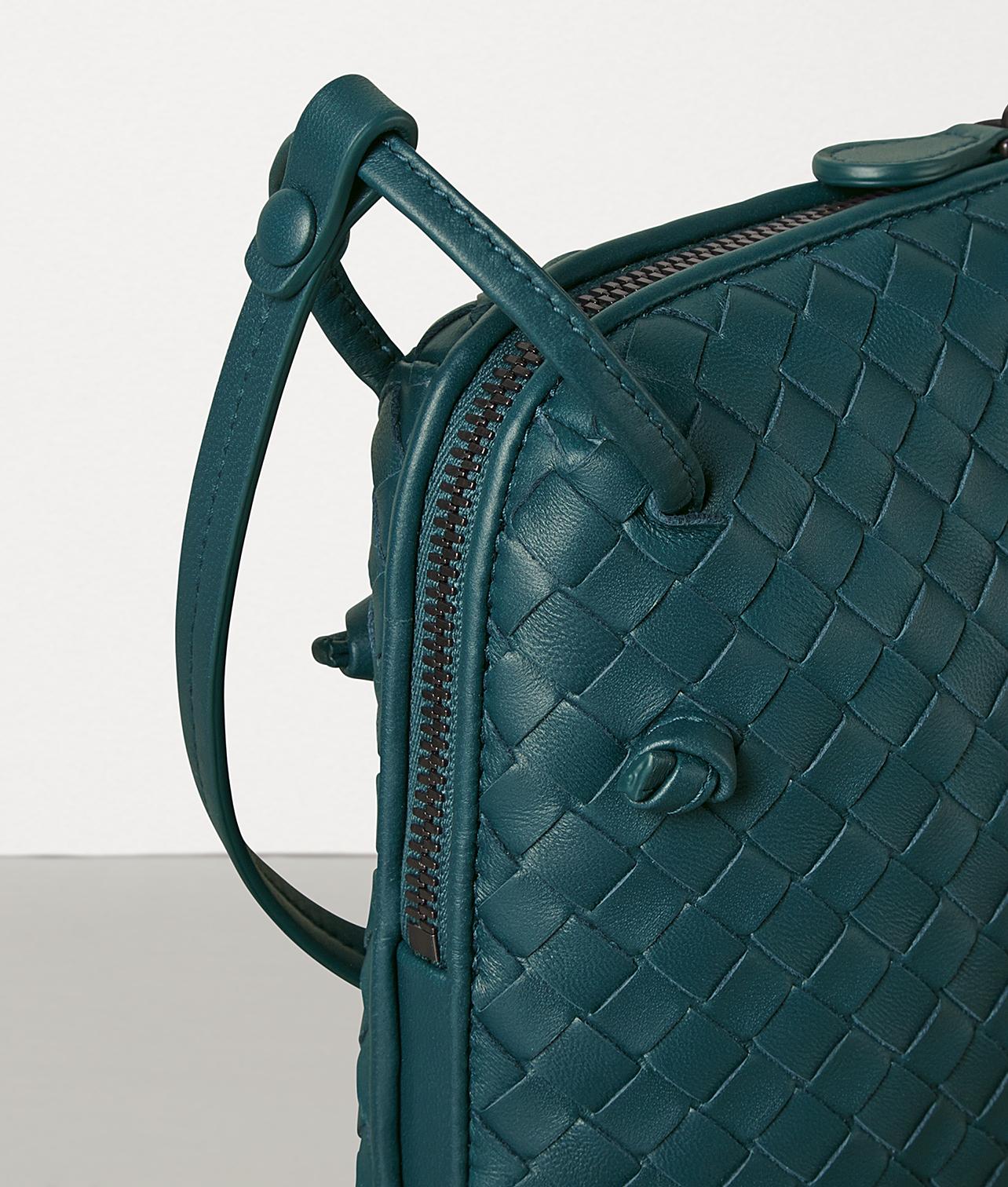 Bottega Veneta Suede Nodini Bag In Intreccciato Nappa in Blue | Lyst