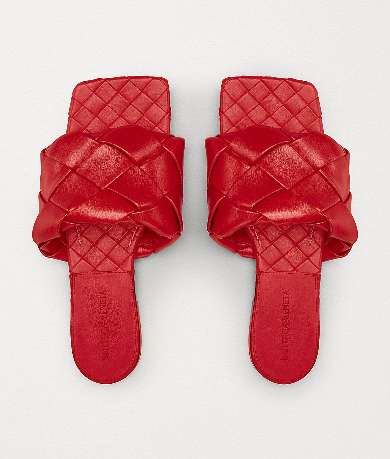 bottega veneta red sandals