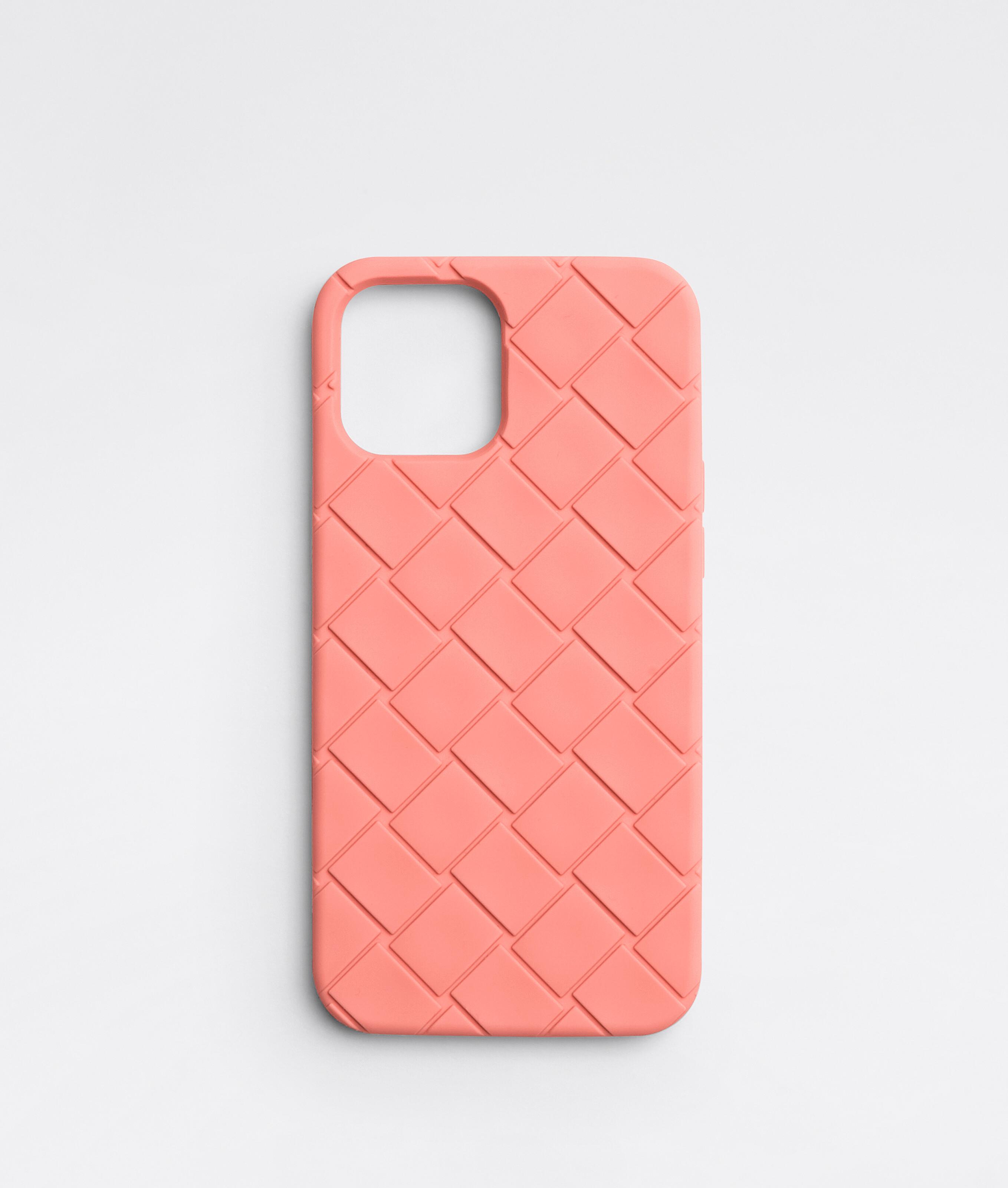 Bottega Veneta Rubber Iphone 12 Pro Max Case in Flamingo (Pink) | Lyst
