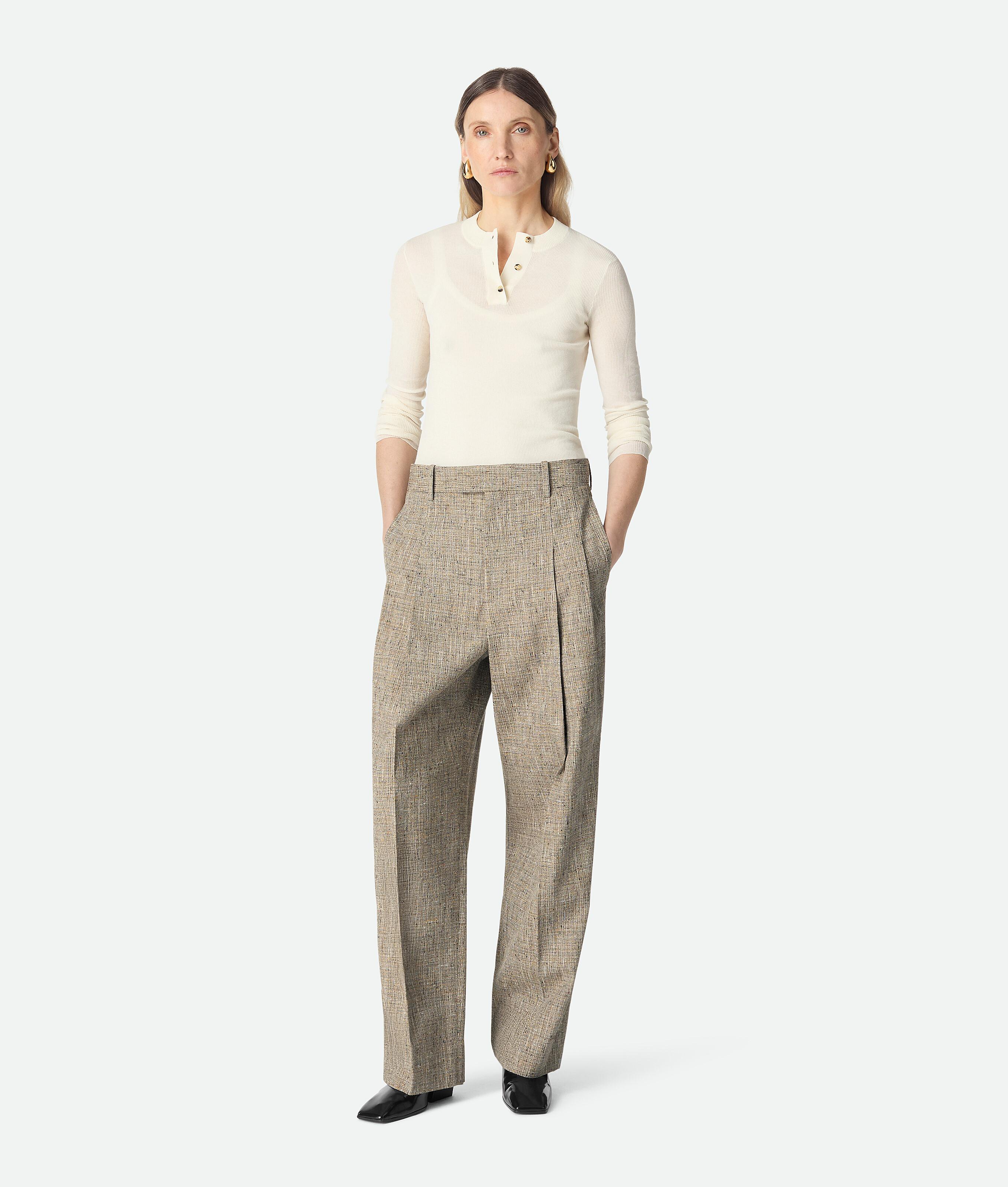 Bottega Veneta フレック ビスコース パンツ ナチュラル | Lyst