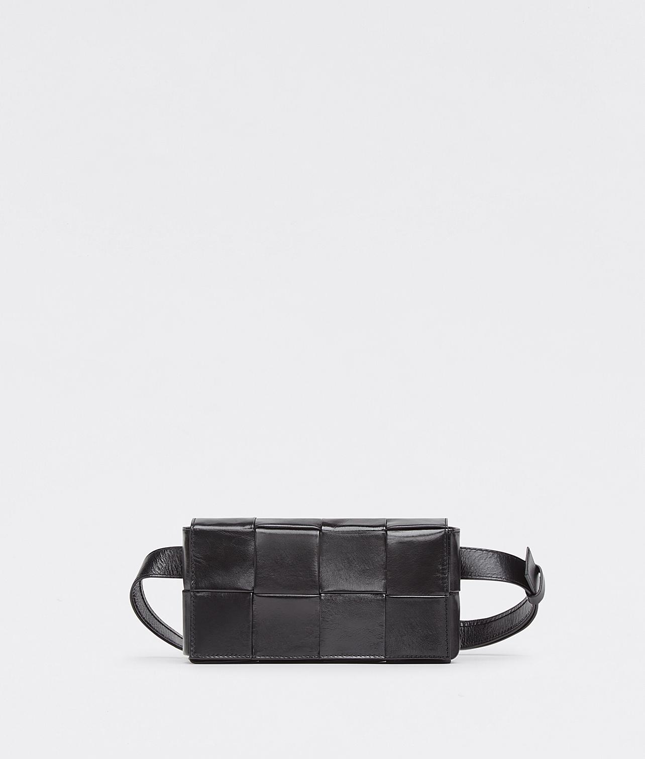 Bottega Mini Cassette Belt Bag in Black for Men Lyst