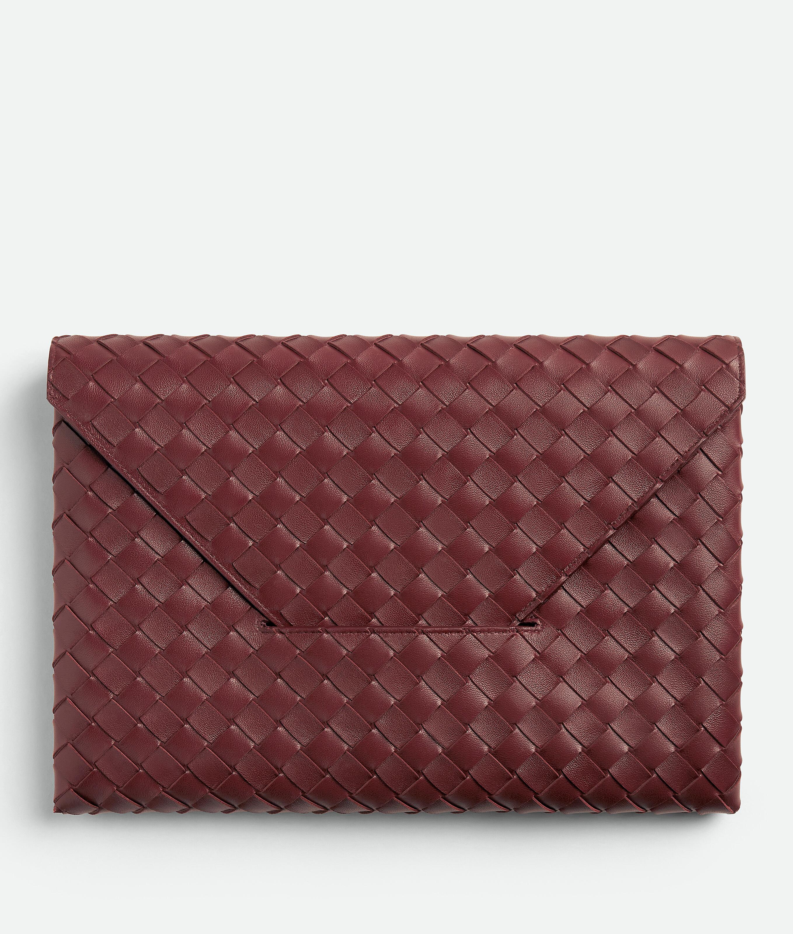 Bottega Veneta Origami Large Envelope Pouch in Purple | Lyst UK