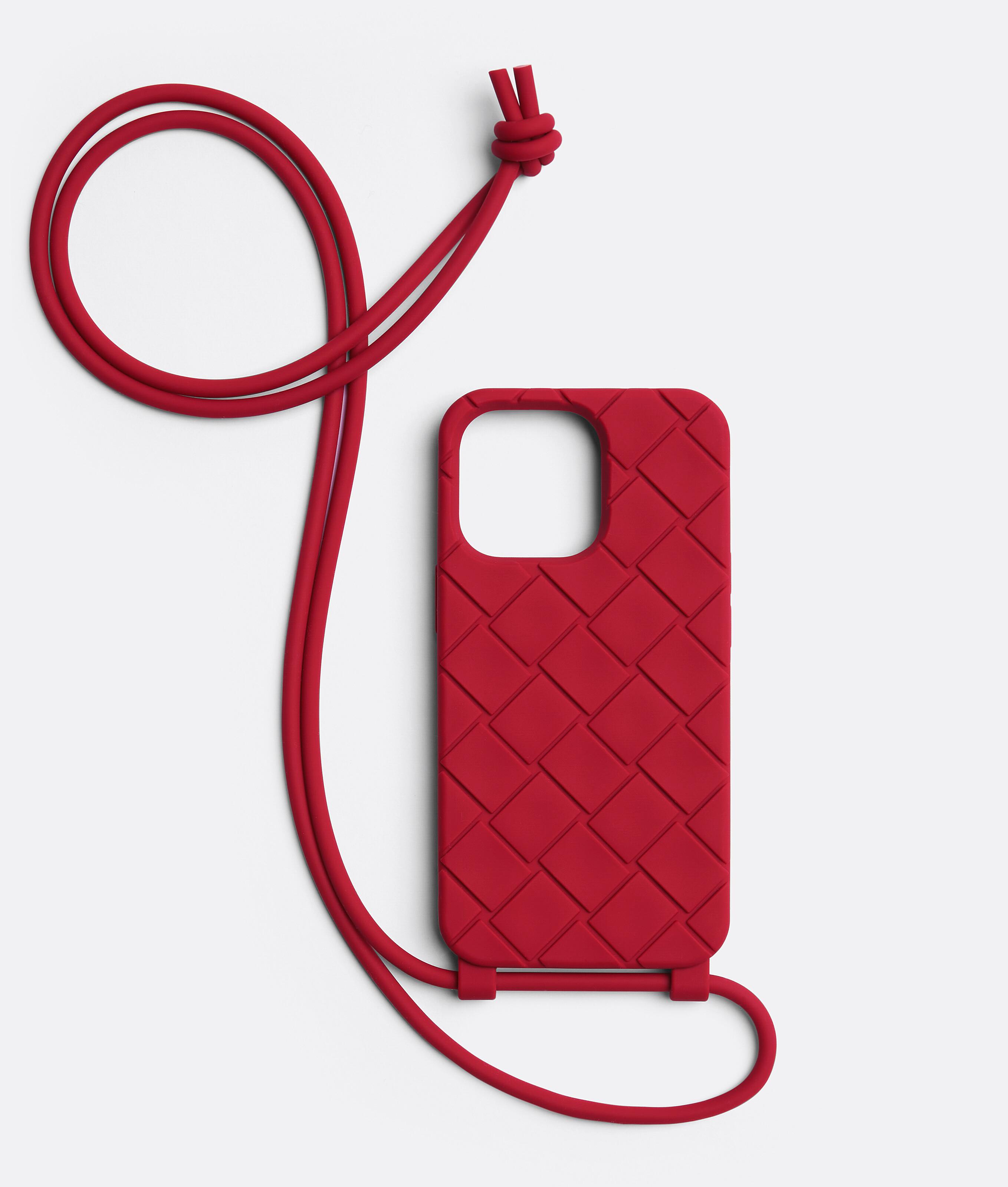 Bottega Veneta Iphone 13 Pro Case On Strap in Red for Men | Lyst