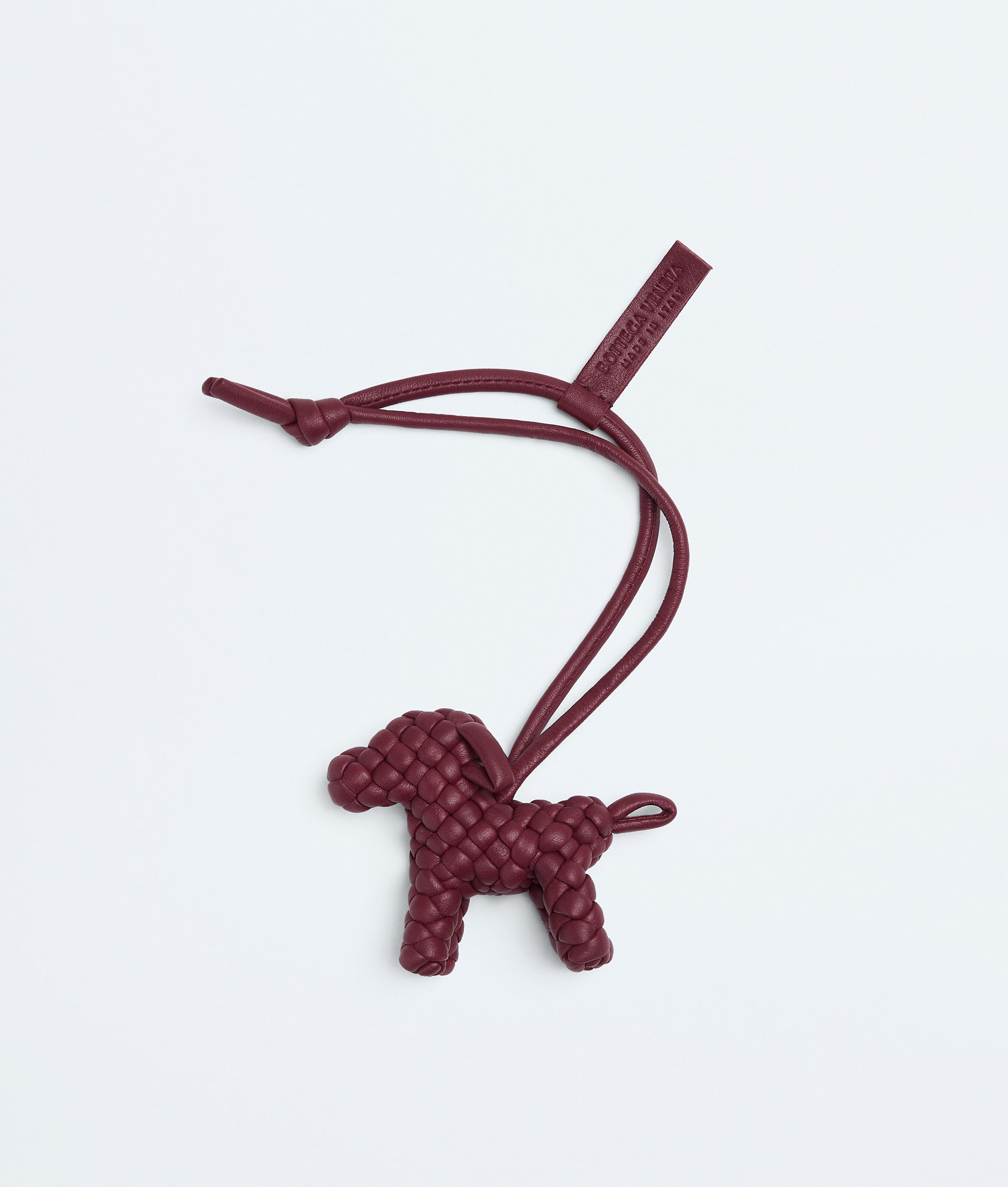Bottega Veneta Dog Charm in Red for Men | Lyst
