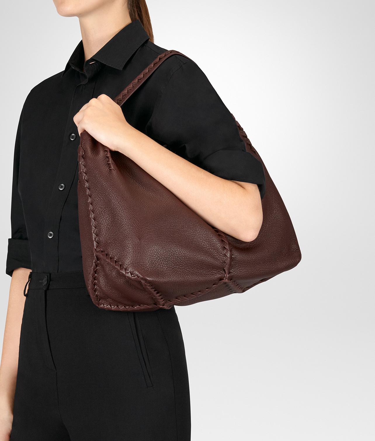 Dark Barolo Cervo Medium Shoulder Bag 
