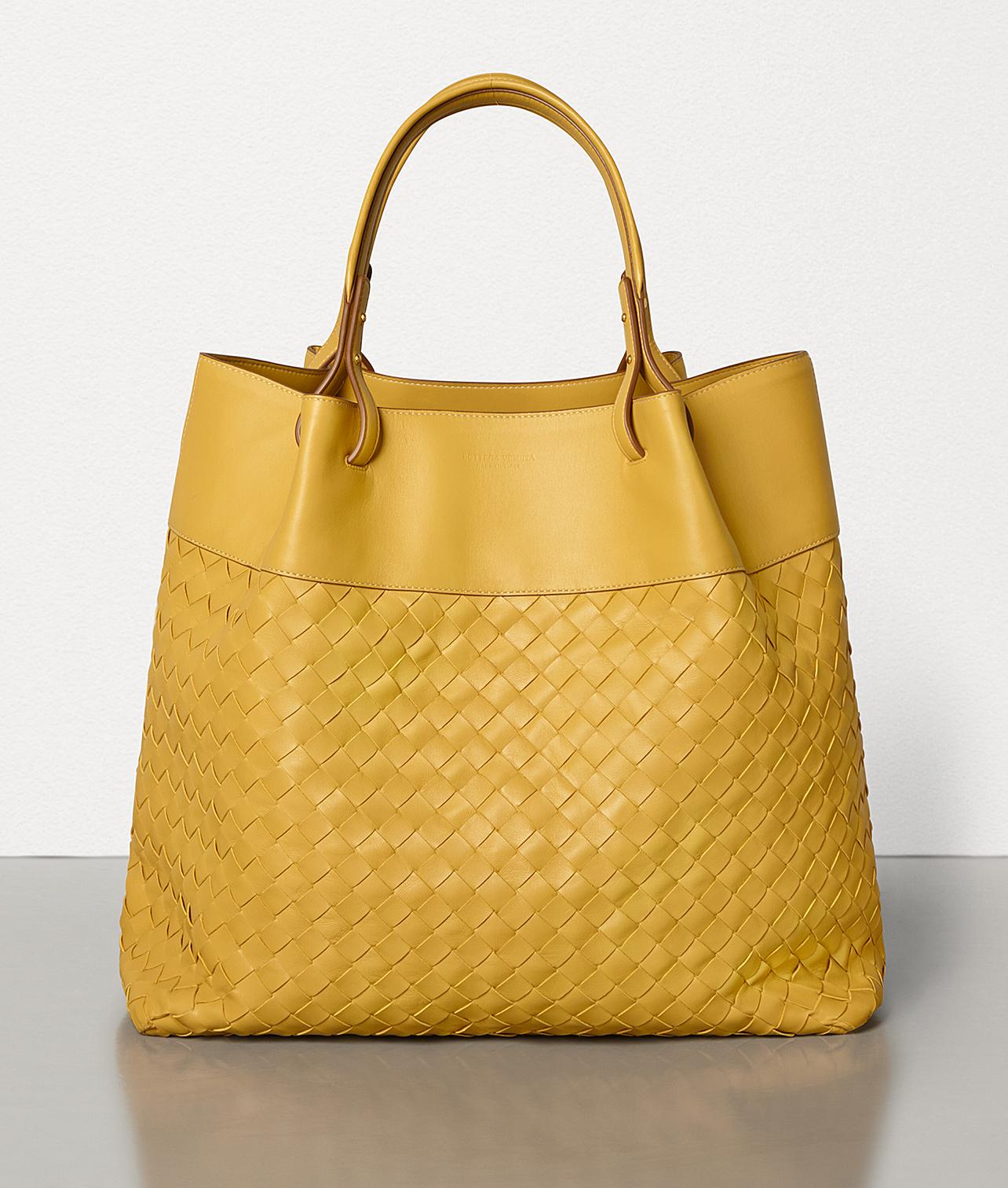 Yellow Bottega Veneta Intrecciato Nappa Tote Bag Satchel, Bottega Veneta  Eyewear bootcut high-waisted jeans