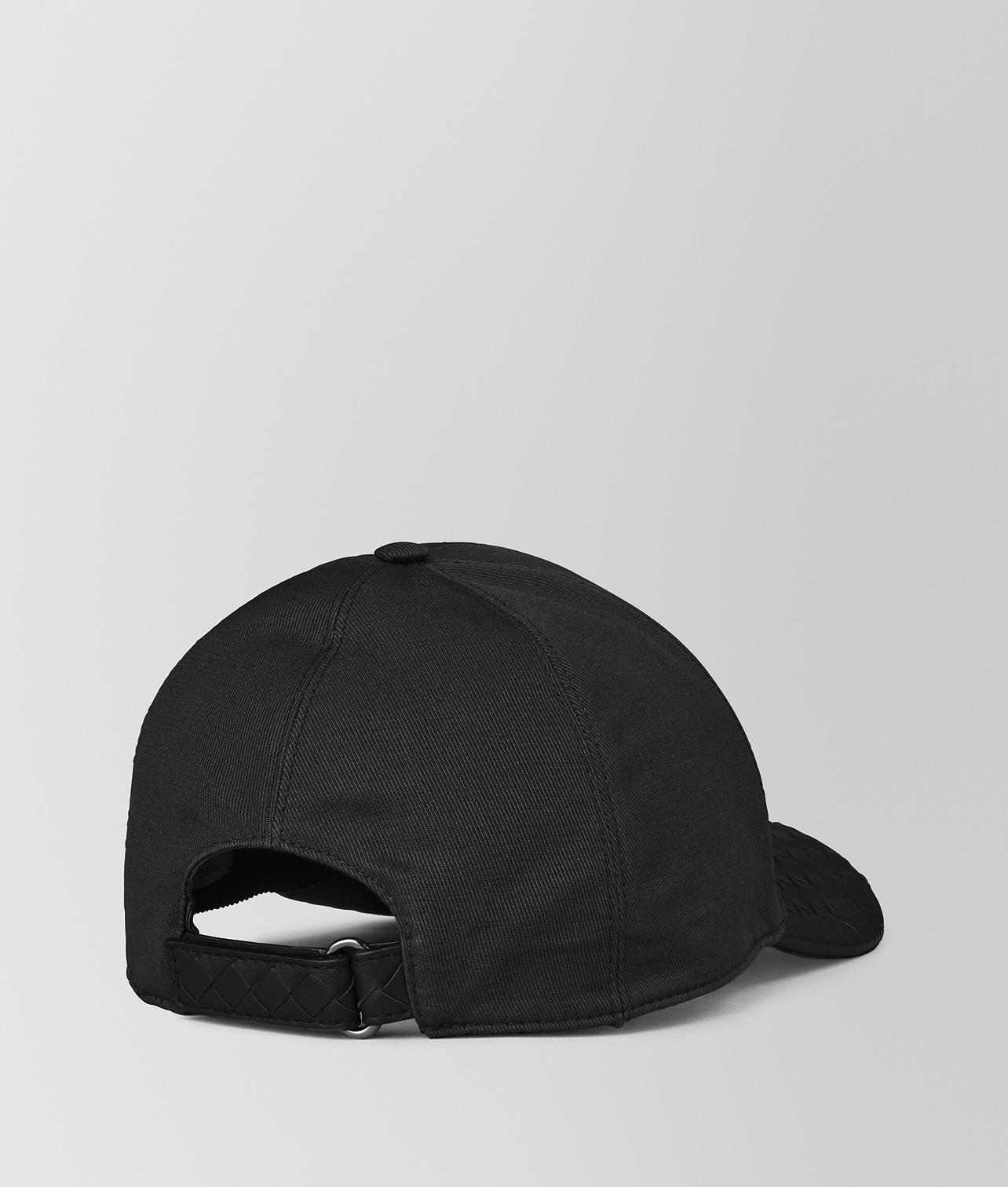 Bottega Veneta Nero Cotton/nappa Hat in Black for Men - Lyst