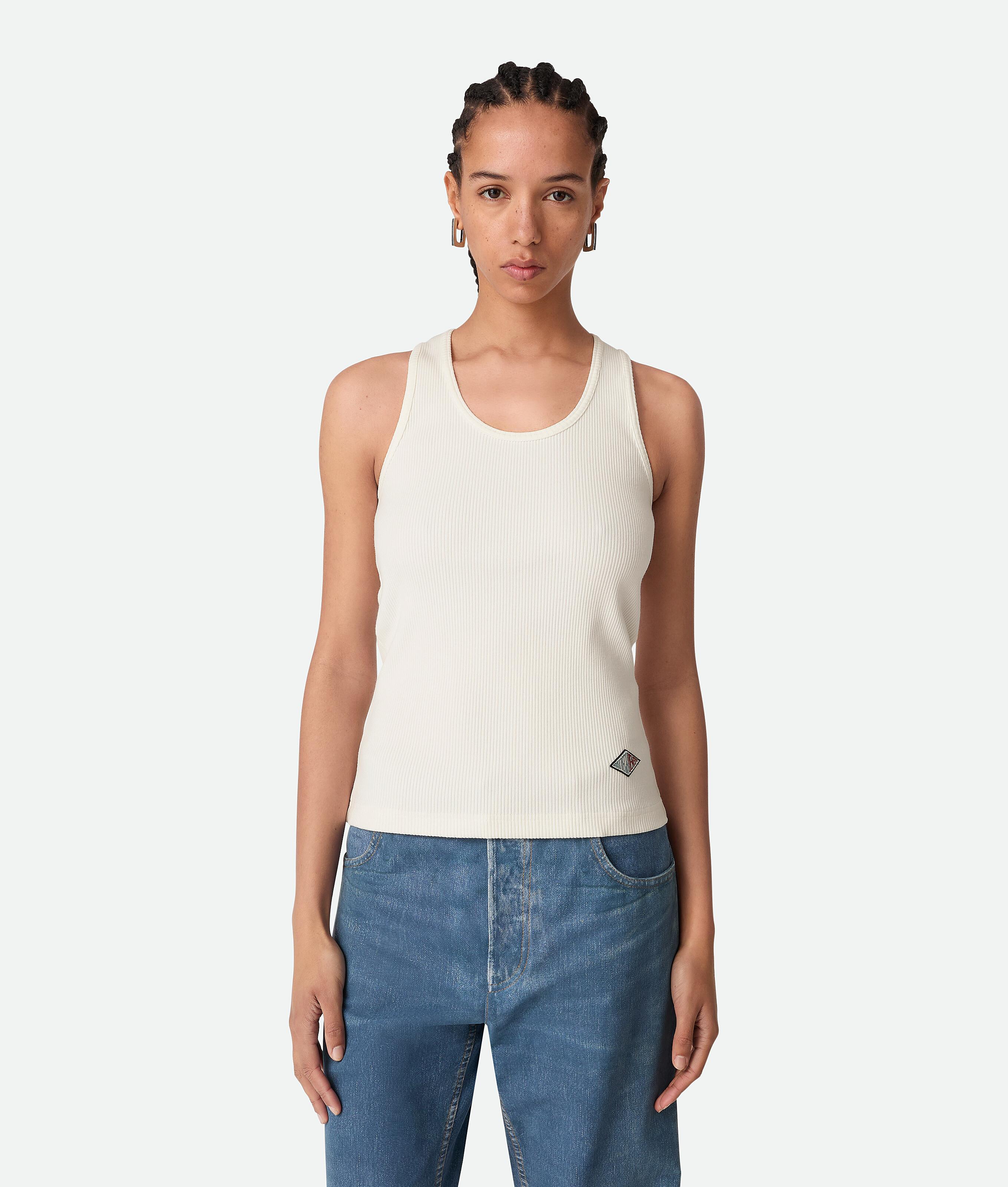 Tシャツ・カットソー BOTTEGA VENETA LIGHTWEIGHT KNIT SLEEVELESS TOP Bottega Veneta Sleeveless t-shirts for Men | Online Sale up