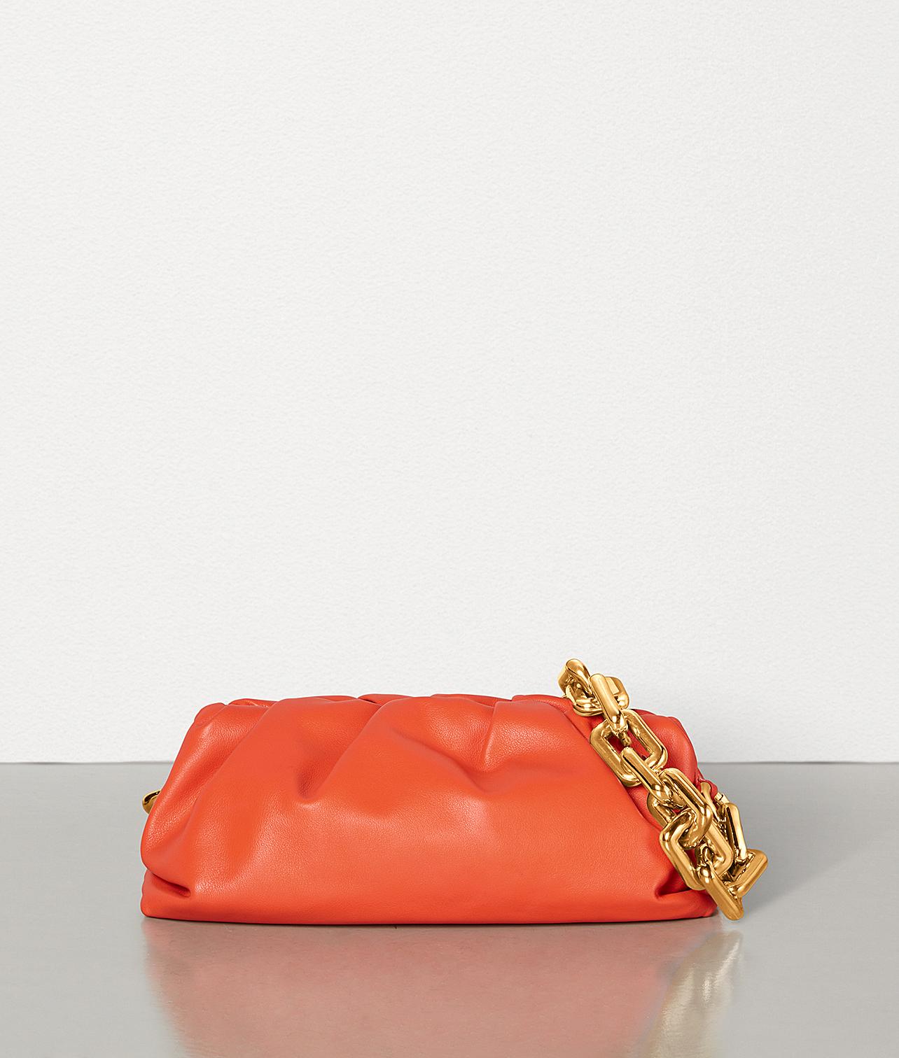bottega veneta pouch with chain