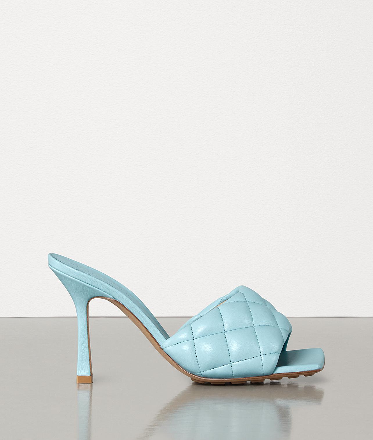 Bottega Veneta Padded Sandals in Blue - Lyst