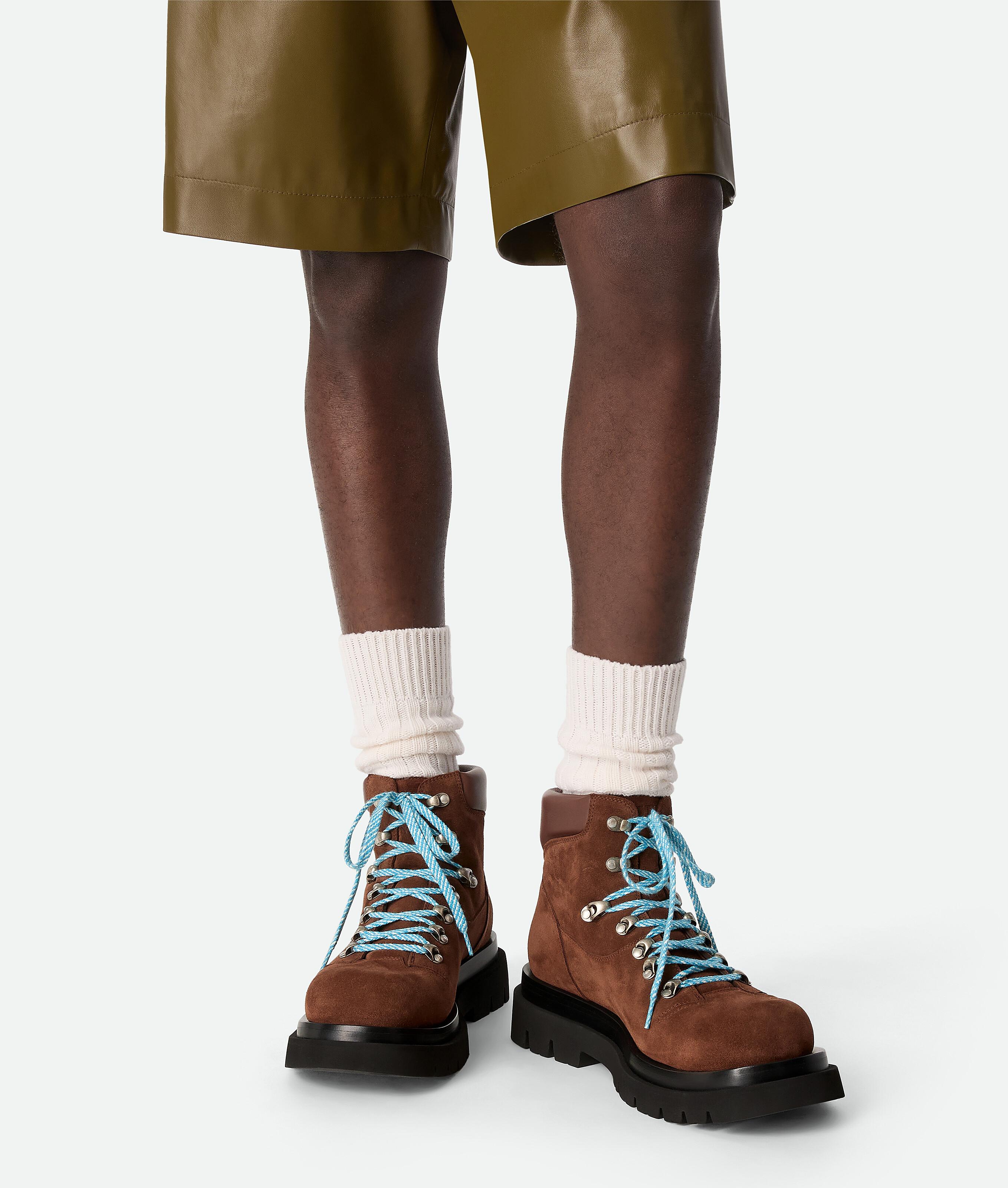 Bottega Veneta Lug Hiking Ankle Boot in Brown for Men | Lyst