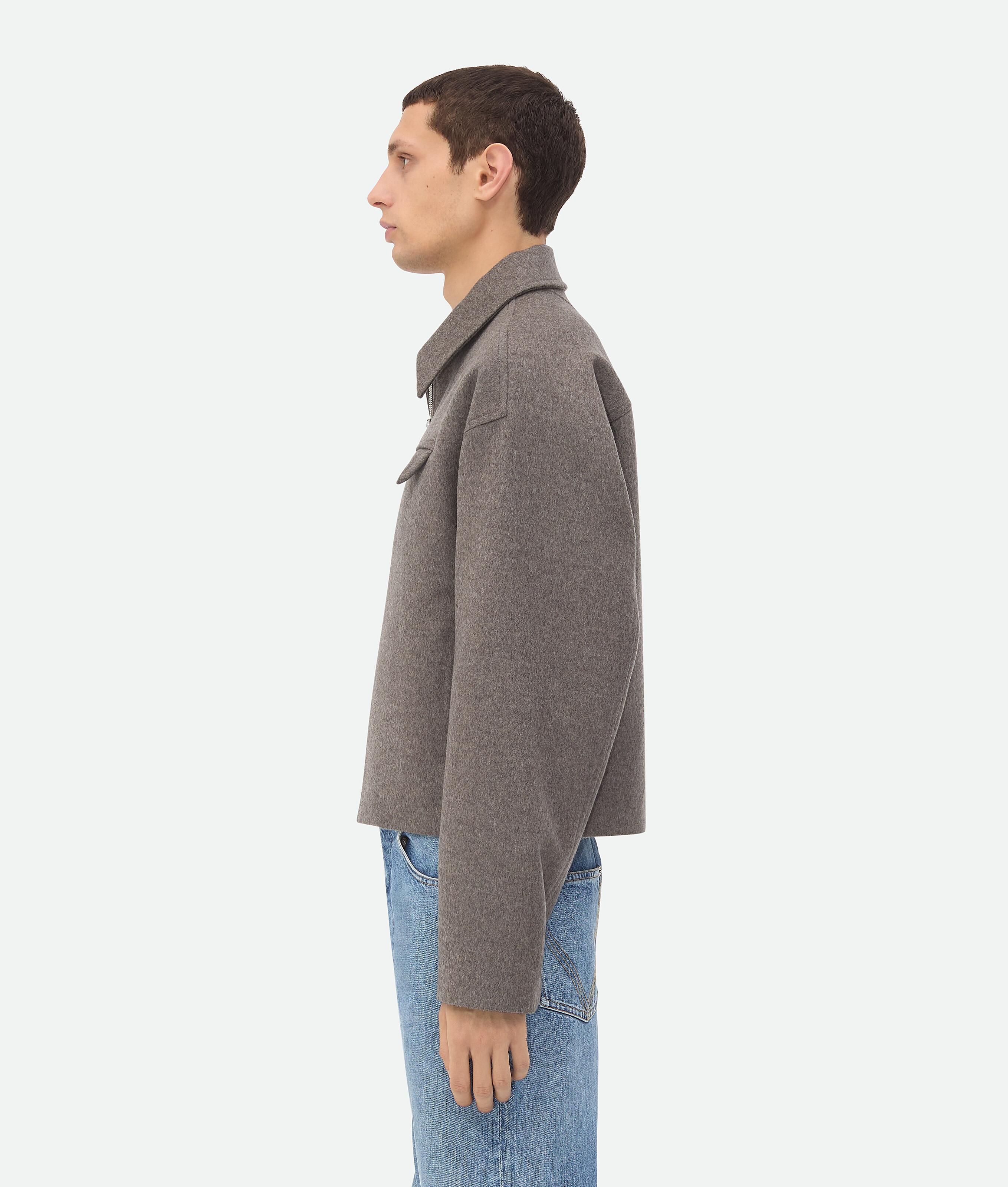 メンズ Bottega Veneta ダブル ウール カシミア キモノ ブルゾン