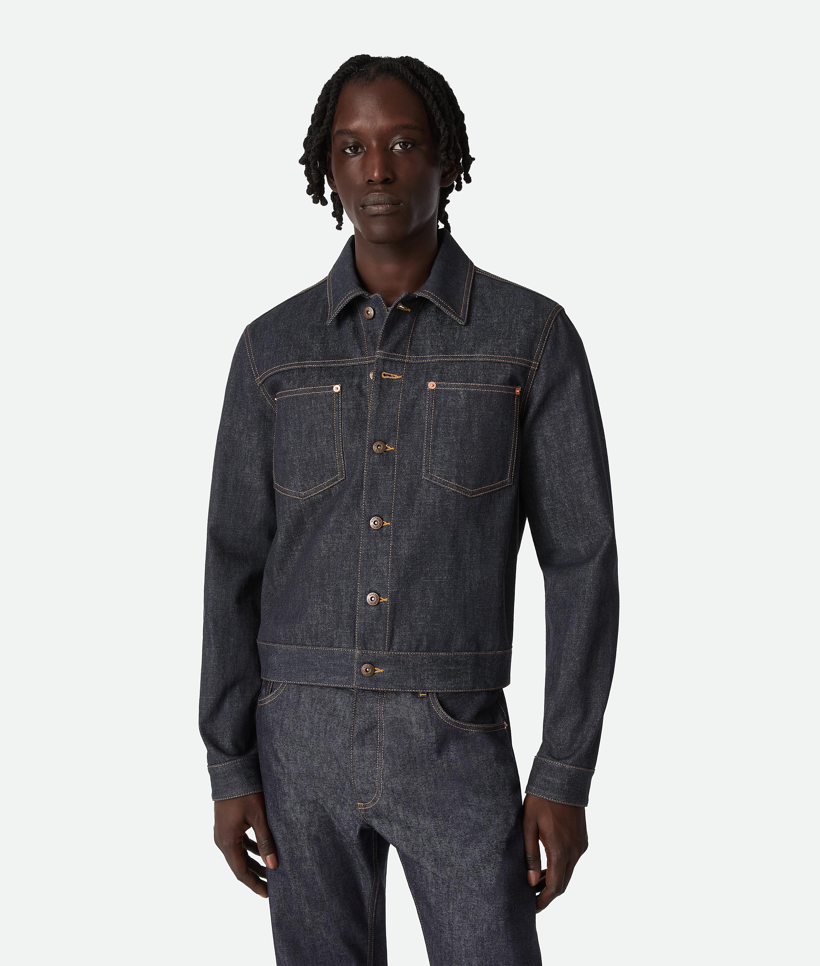 BOTTEGA VENETA 23AW ネイビーノッチドラペルカラー ジャケット BOTTEGA VENETA 23AW ネイビーノッチドラペルカラー ジャケット