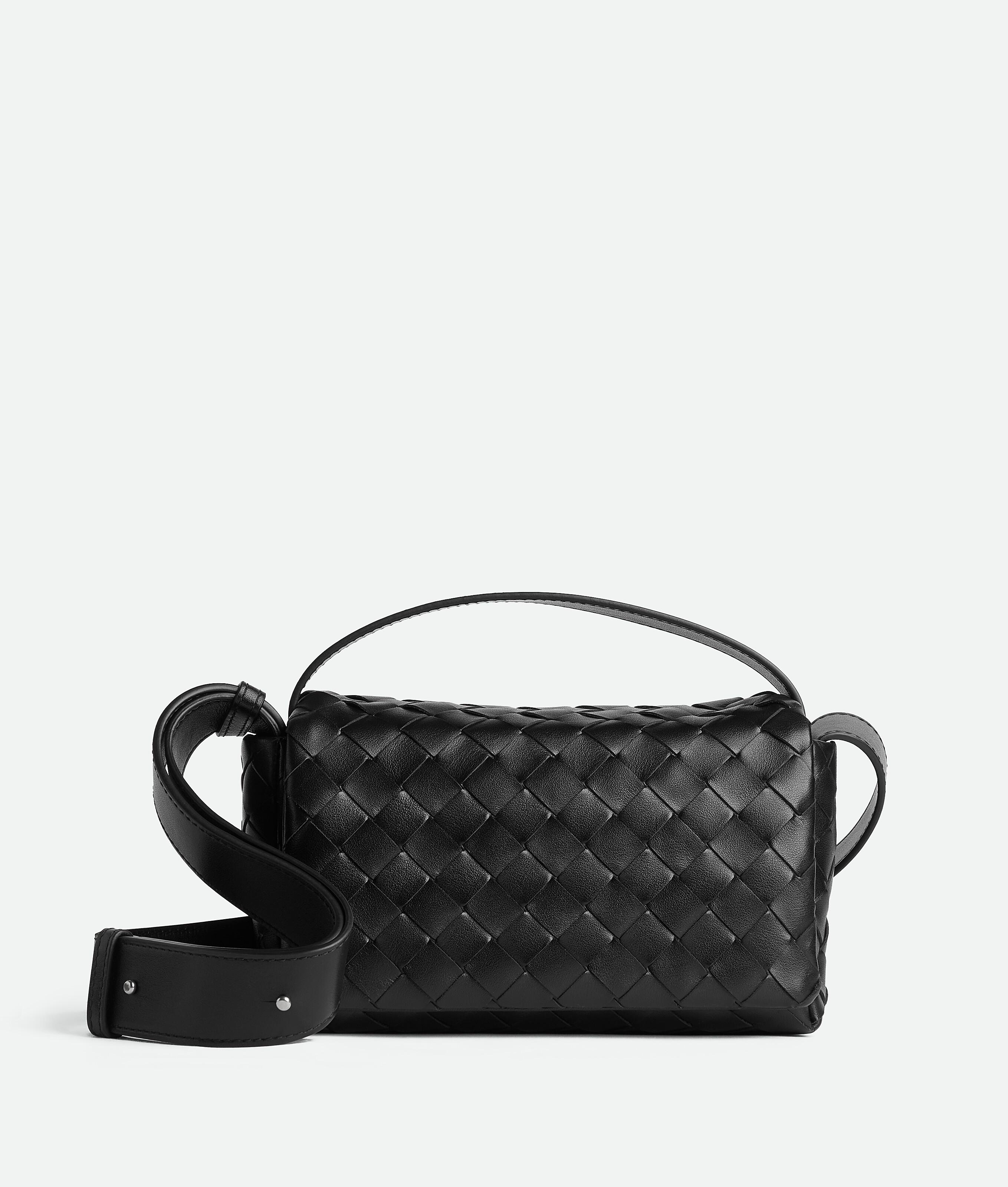 メンズ Bottega Veneta イントレチャート フラップ ミニバッグ