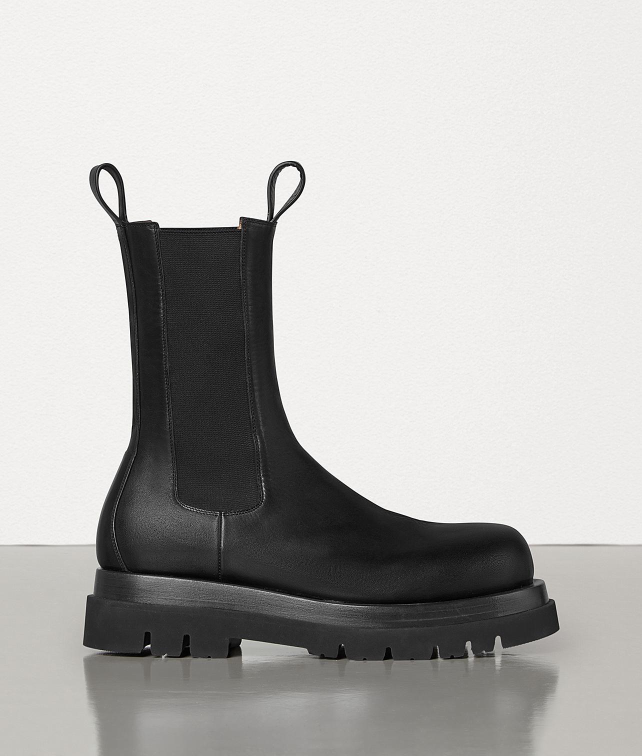 Bottega Veneta Leather Bv Lug Boots in Nero (Black) - Lyst