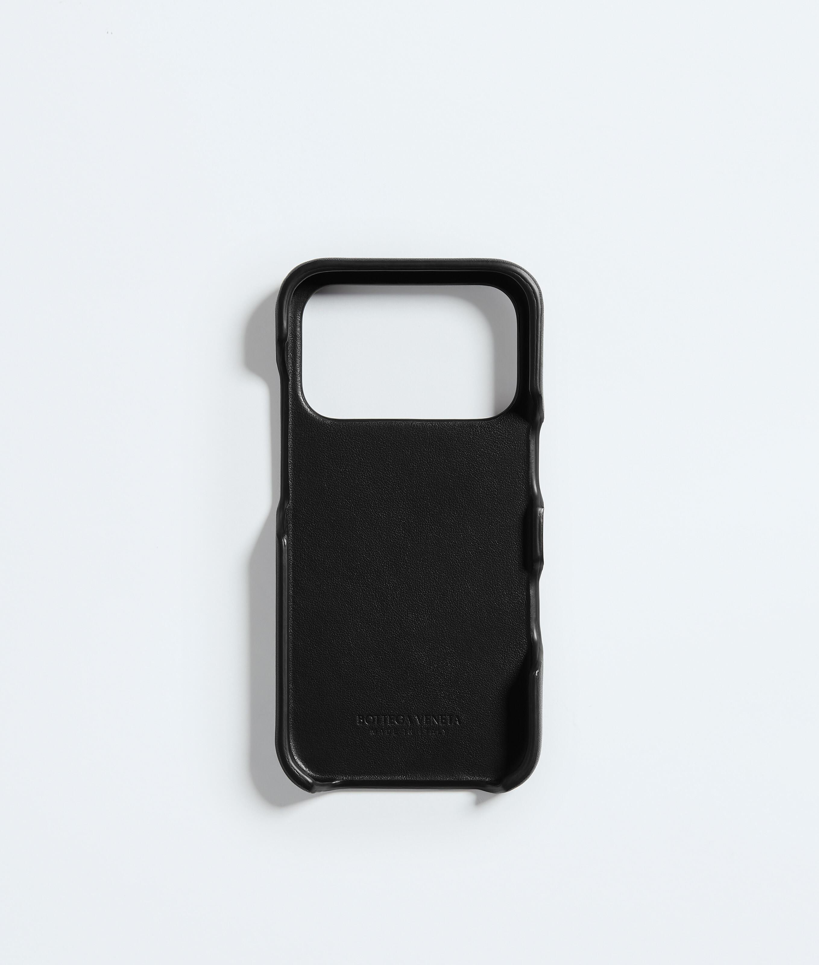 Bottega Veneta Intrecciato Iphone 17 Pro Case in Black for Men | Lyst