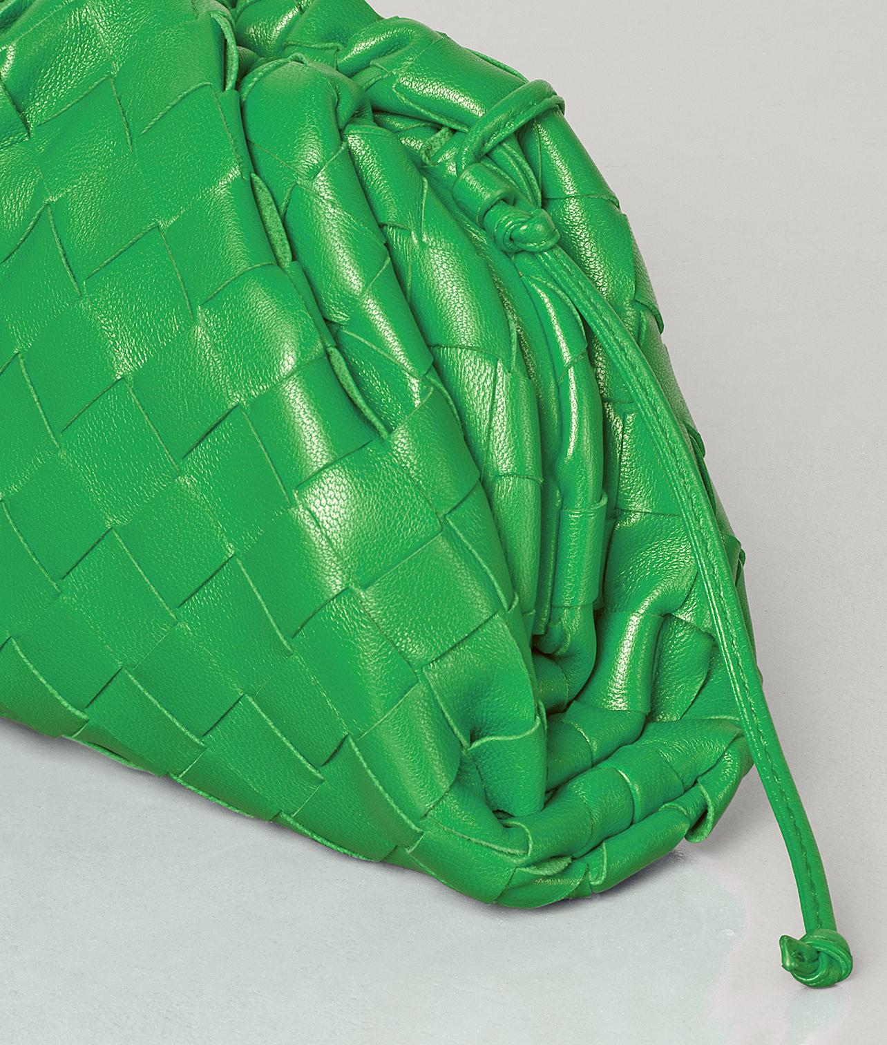 bottega mini pouch green