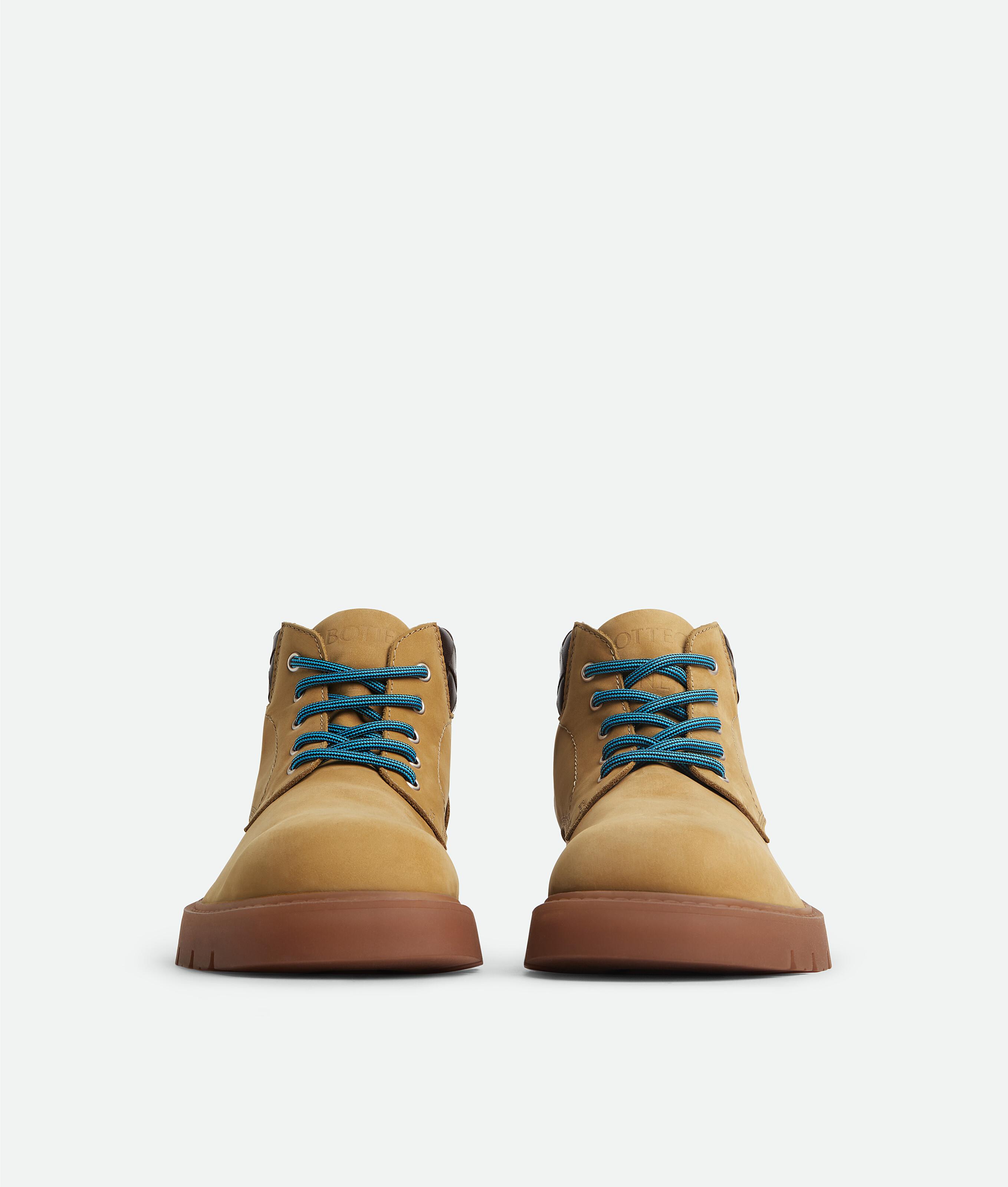 Haddock Bottega Veneta Boots Braun Haddock Intrecciato Leather 