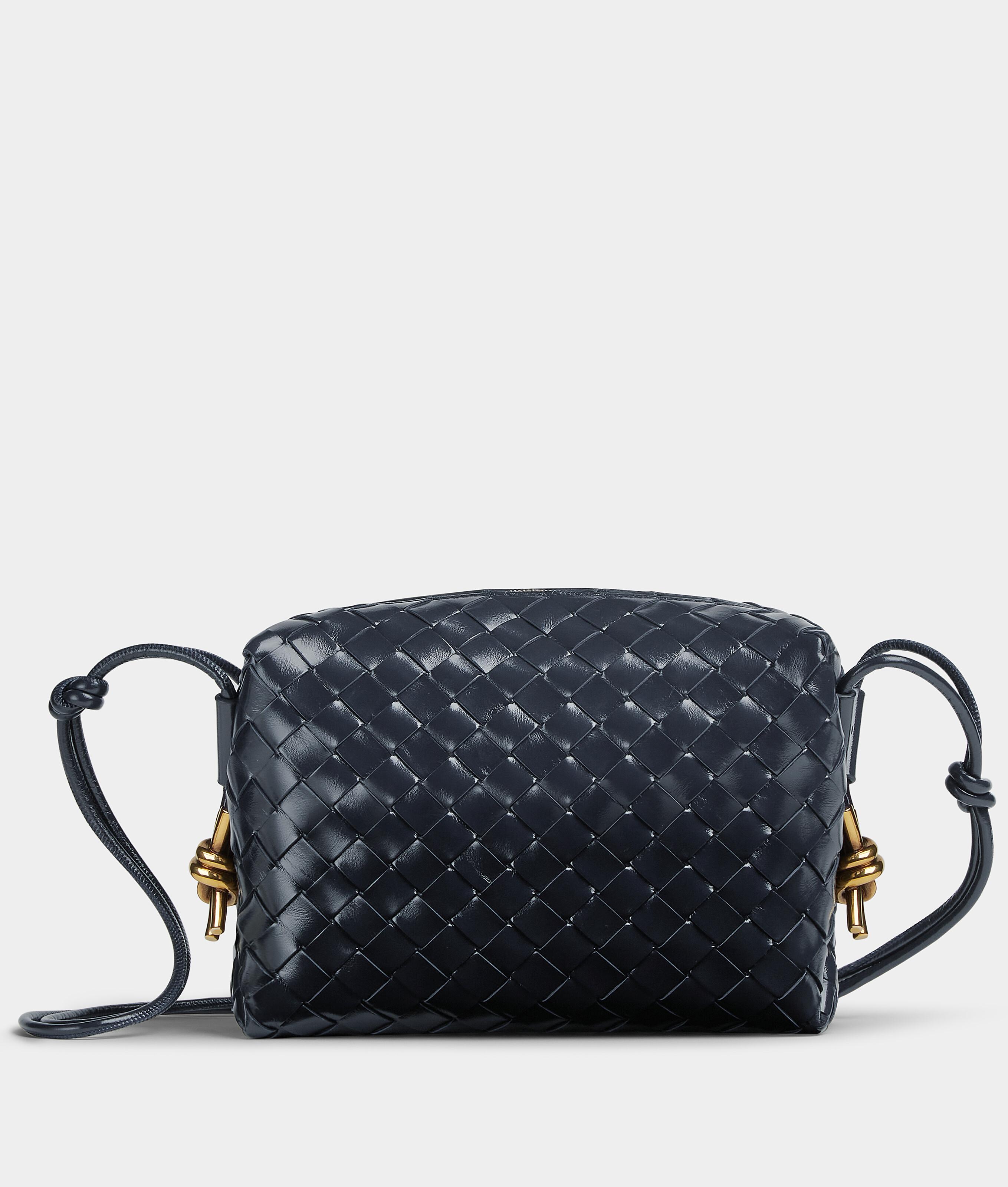 Bottega Medium Loop Camera Bag in Blue Lyst