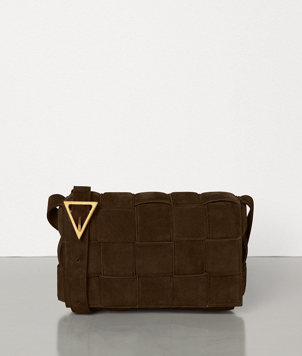 Bottega Veneta Padded Cassette Bag in Brown | Lyst