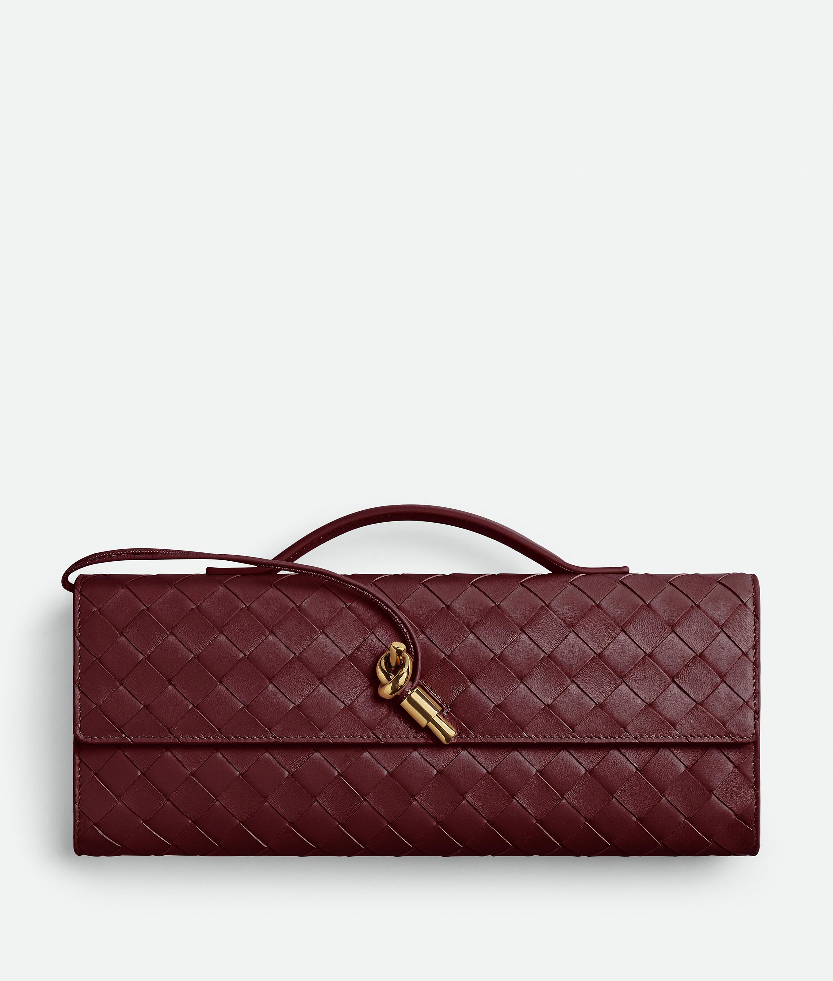 【BOTTEGA VENETA】アンディアーモ クラッチバッグ レッド Bottega Veneta アンディアーモ クラッチ レッド | Lyst