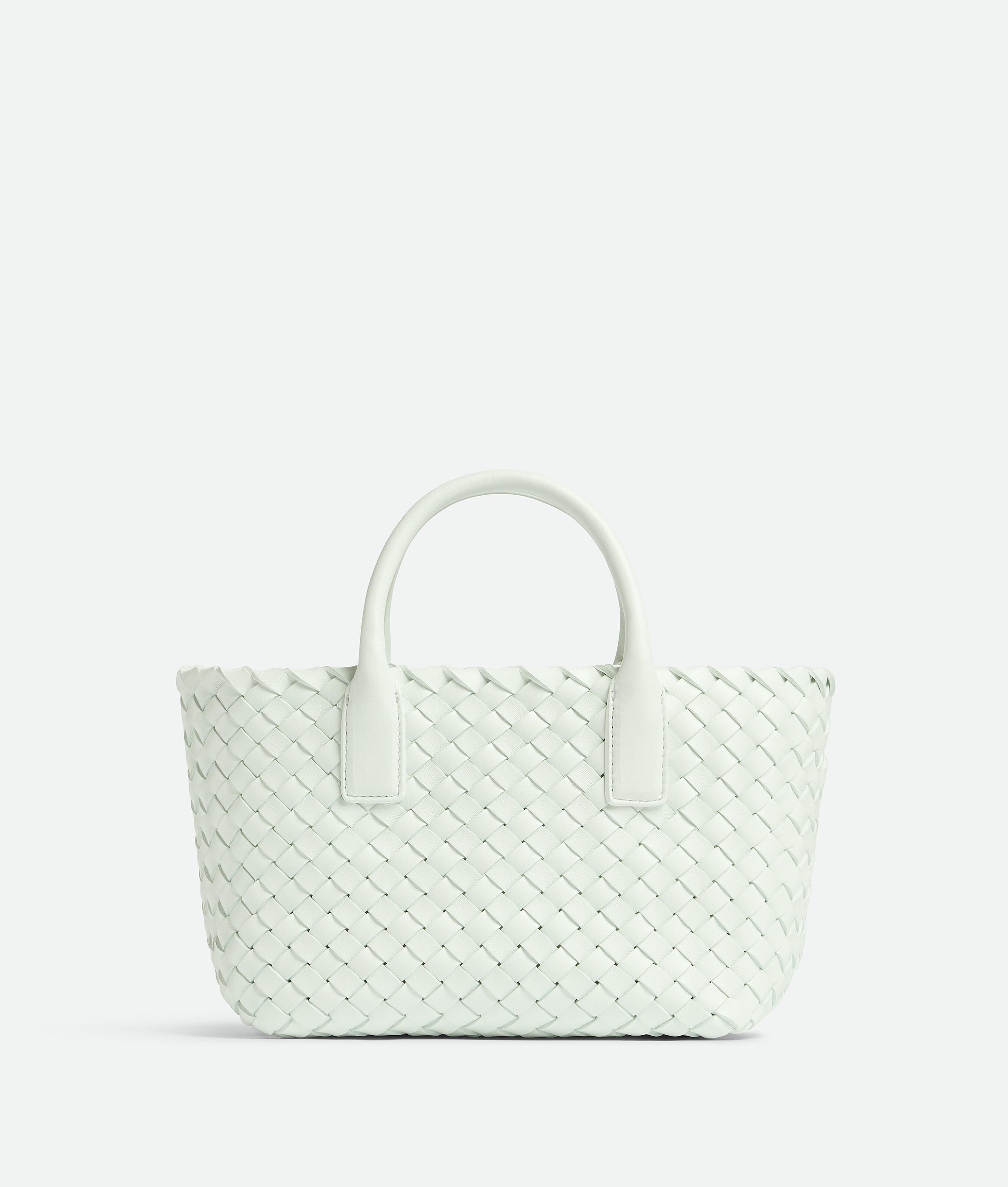 Bottega Mini Cabat in White Lyst