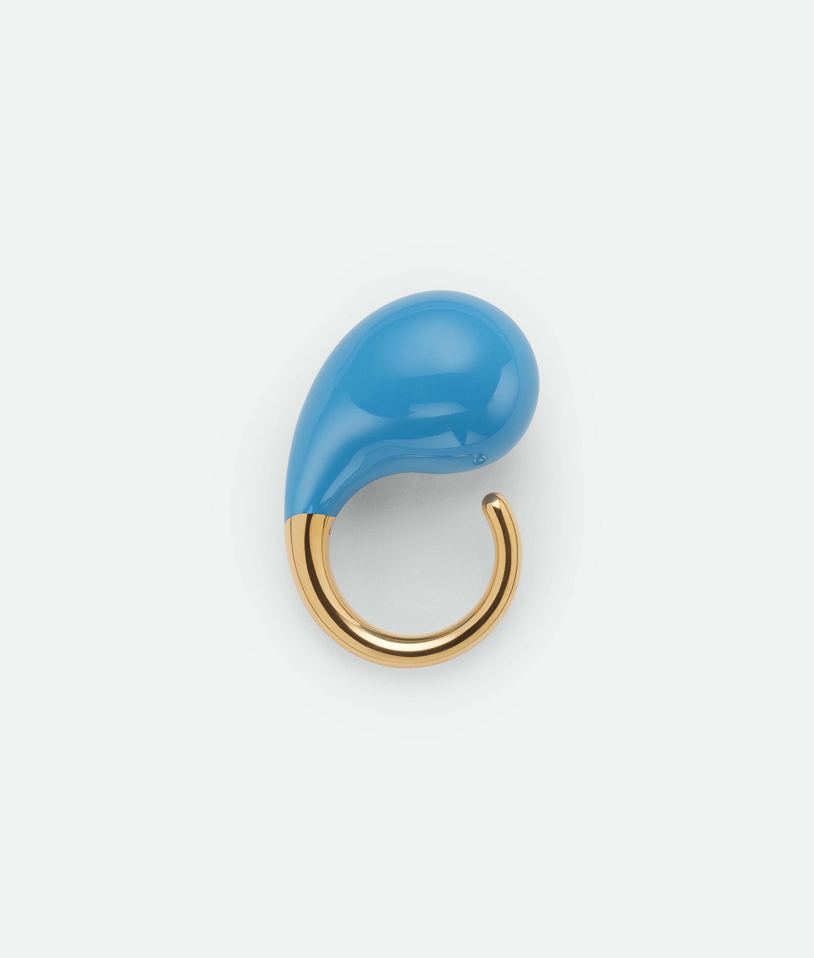 Bottega Veneta Drop Ring in Blue | Lyst