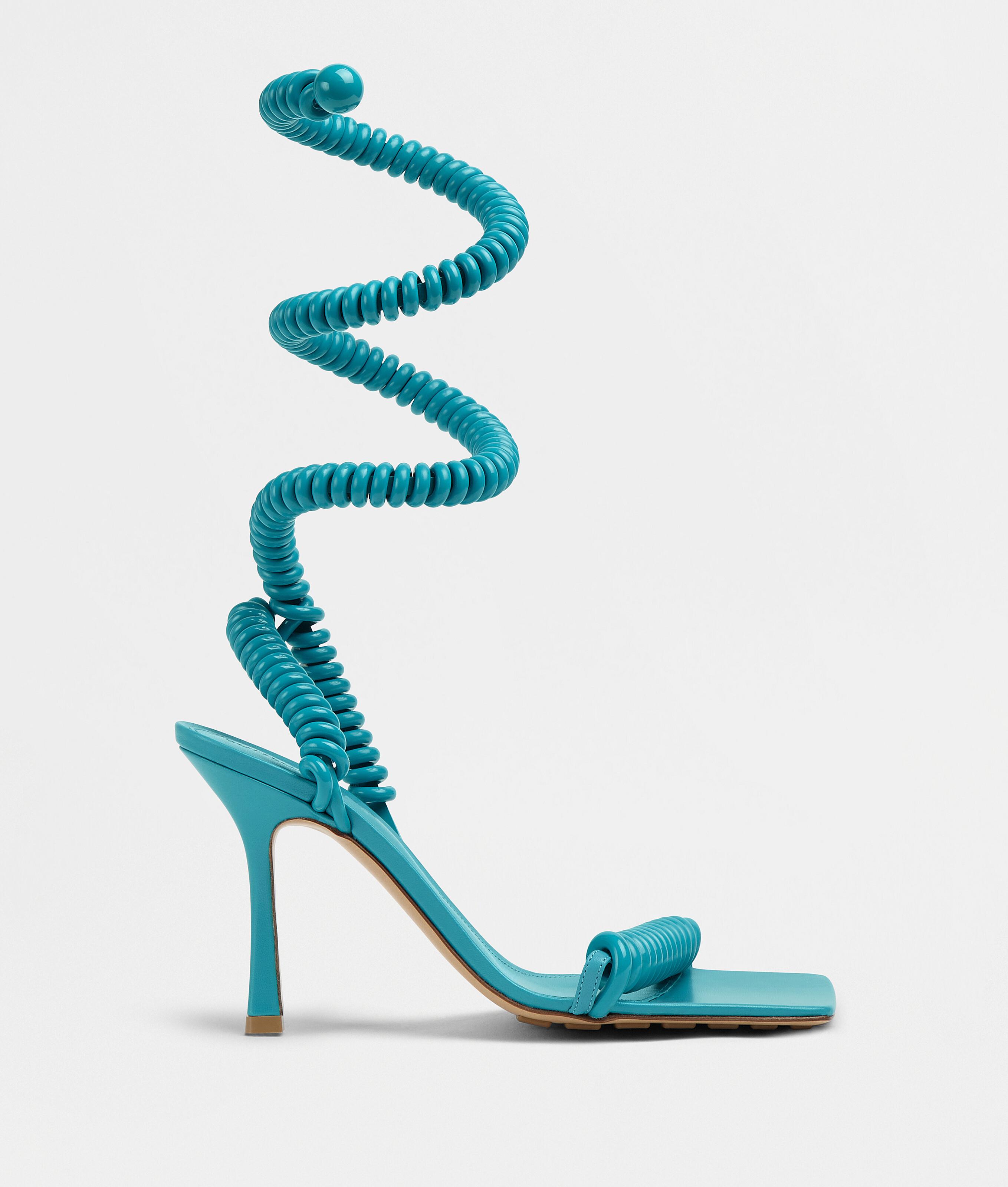 bottega veneta wire stretch heels