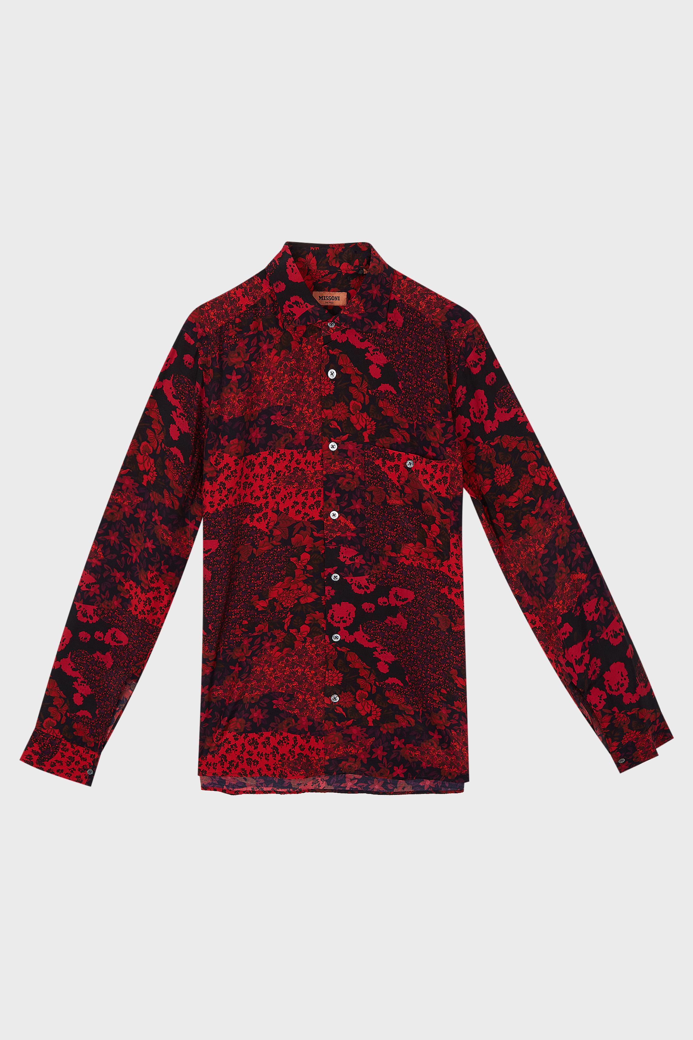 Missoni Floral Shirt in Red for Men - Lyst