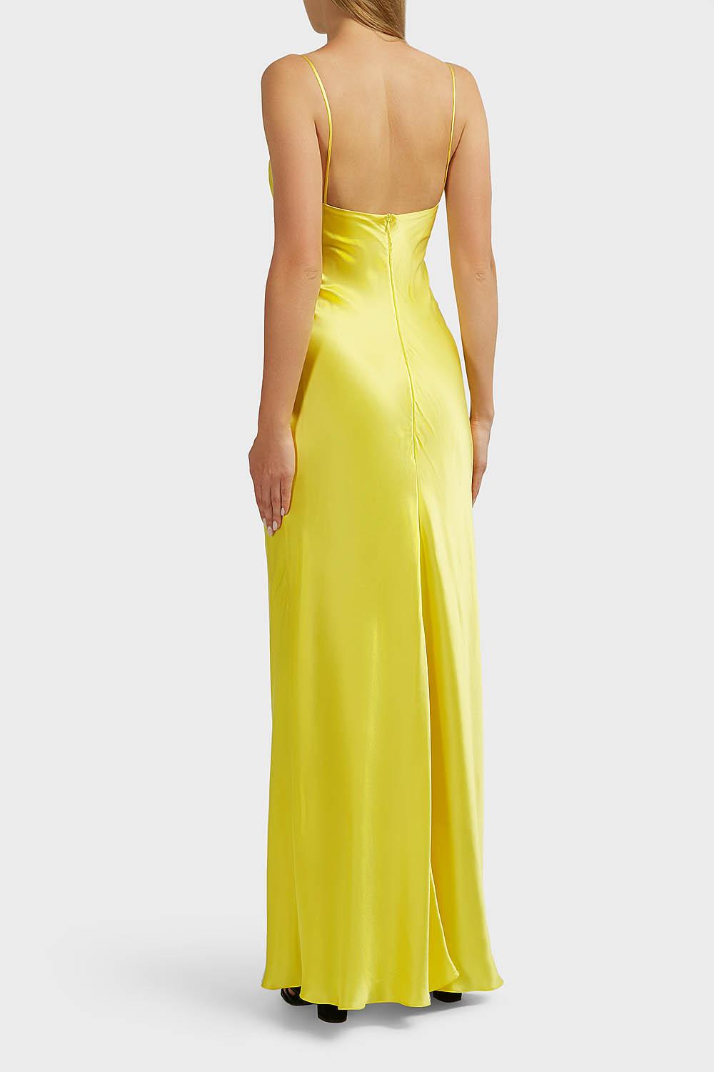 rasario yellow dress