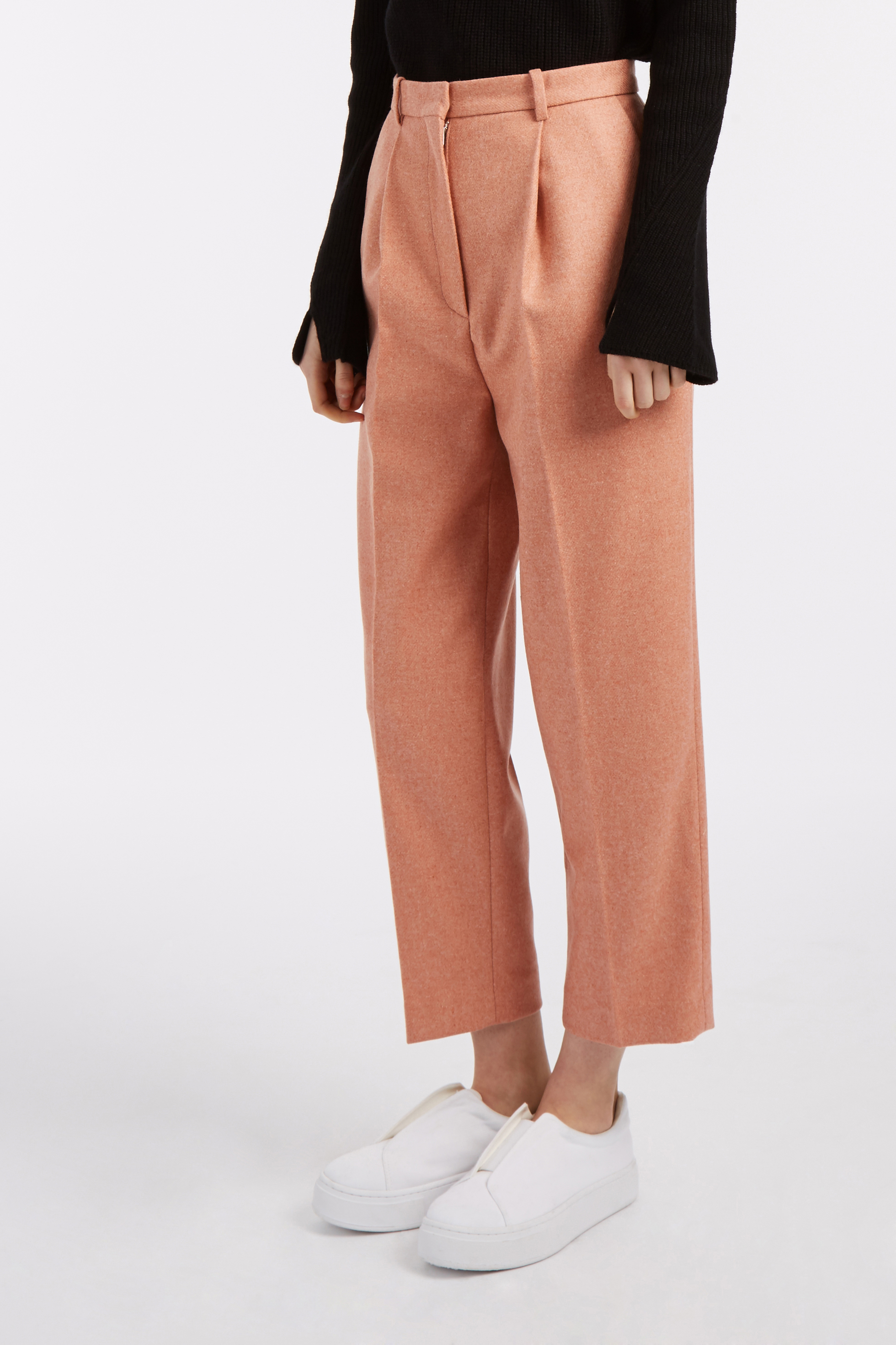 acne wool trousers