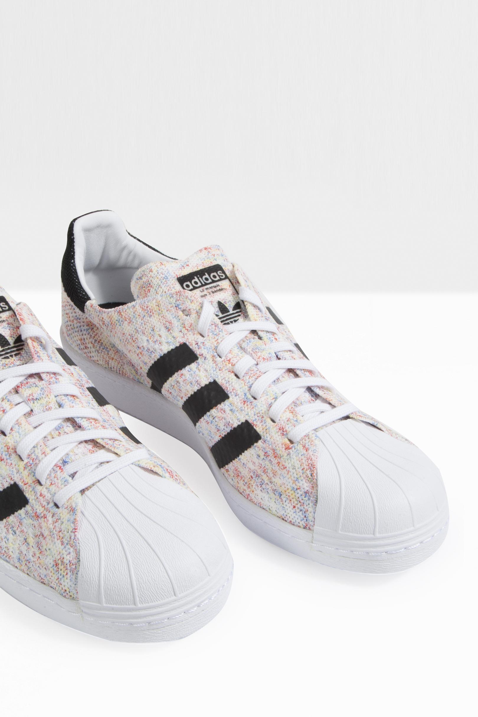 superstar primeknit women white