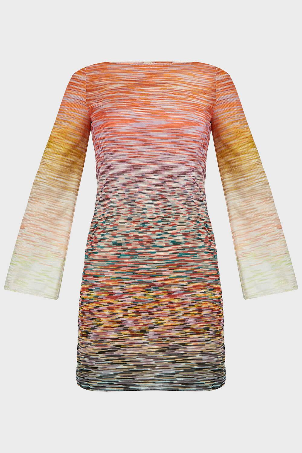 Missoni Silk Intarsia Knit Boatneck Dress in Pink Save 25 Lyst