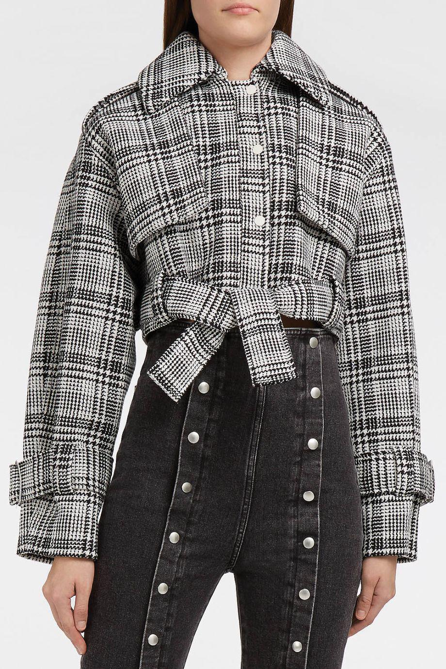 off white cropped jacket