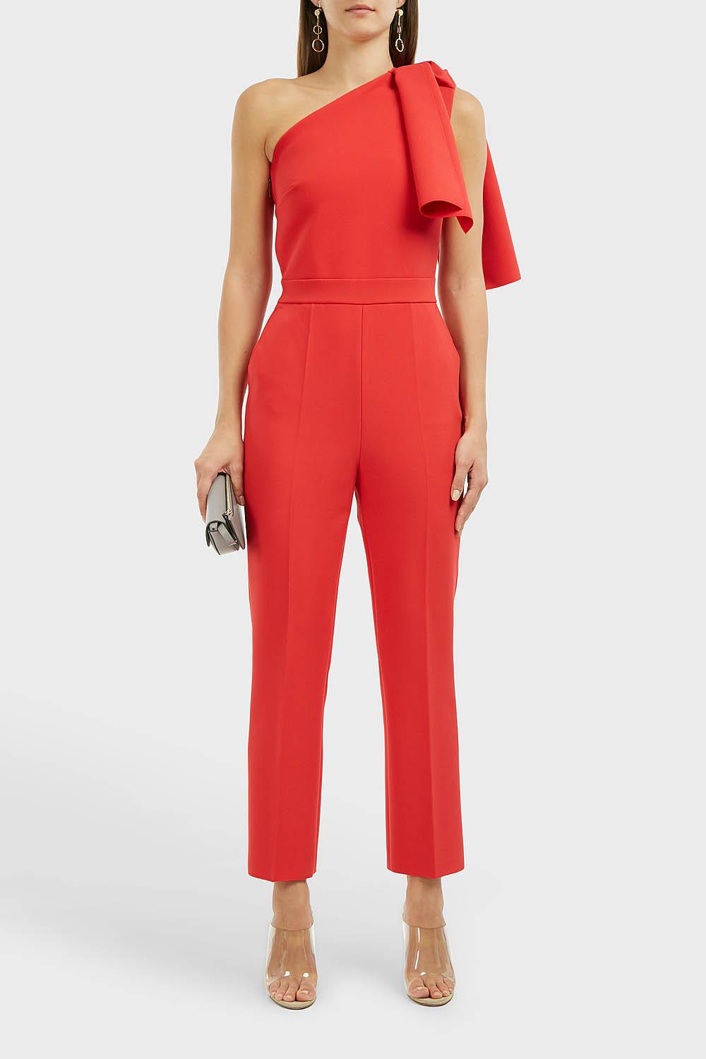 Msgm one shoulder jumpsuit Clearance