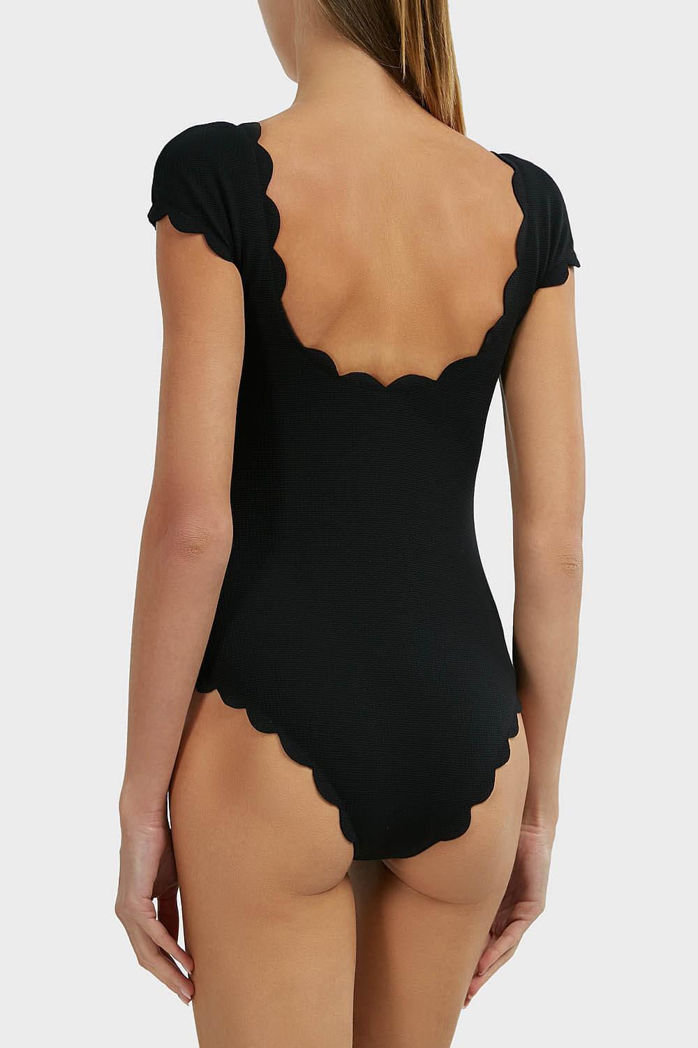ErsA z Group l scalloped one piece swimsuit